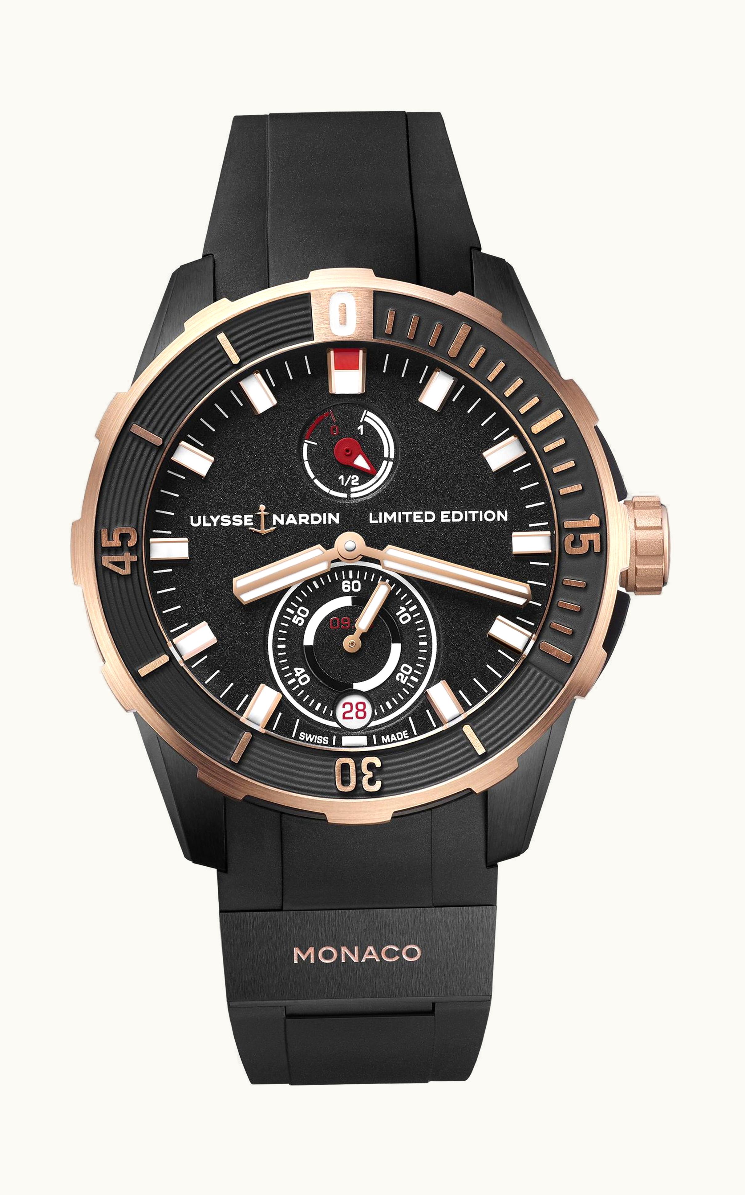 Ulysse Nardin Marine Diver Chronometer Black Moon