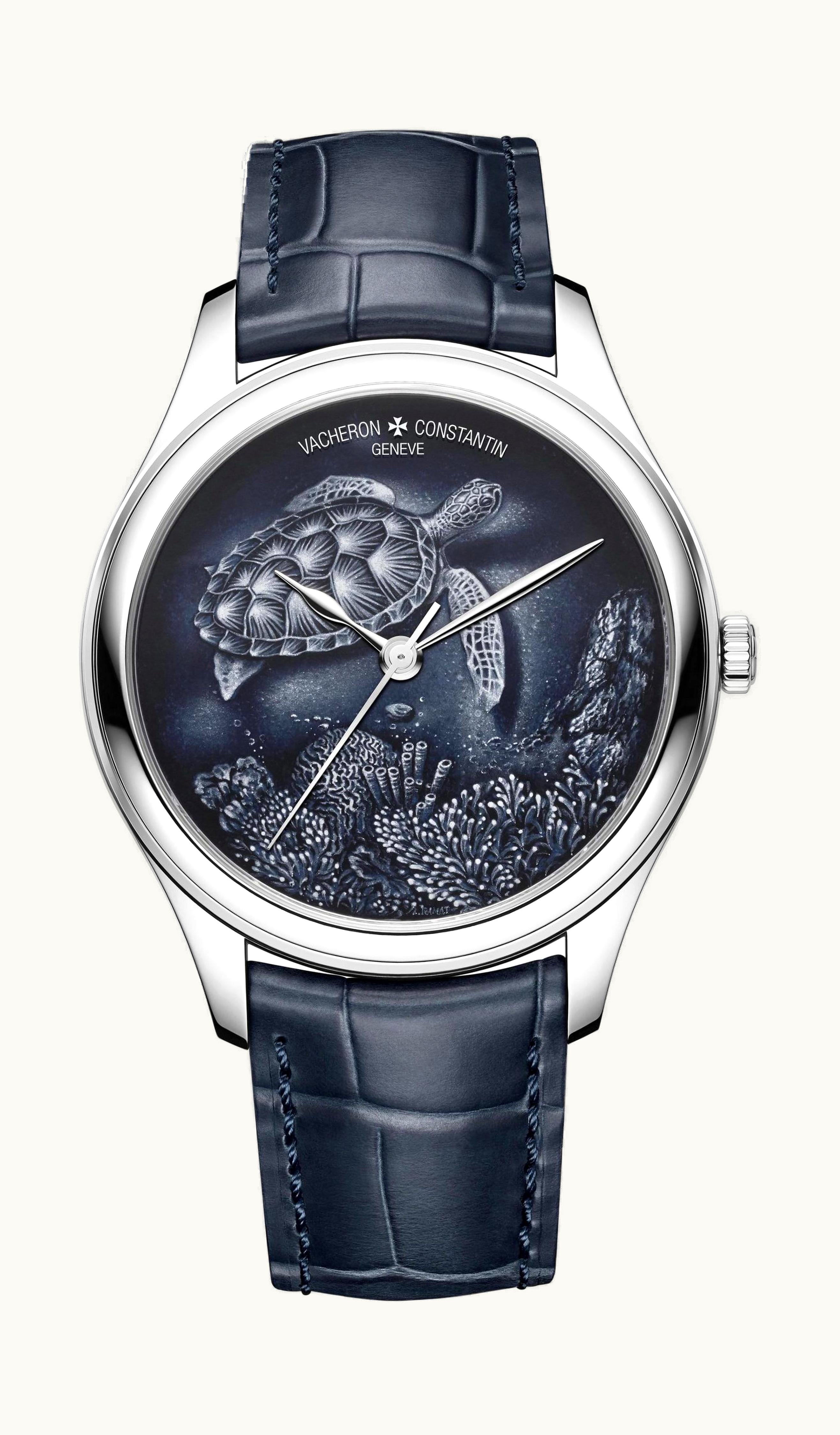 Vacheron Constantin “Les Royaumes Aquatiques®” Les Cabinotiers Grisaille – Turtle 40mm - White Gold - Automatic Winding
