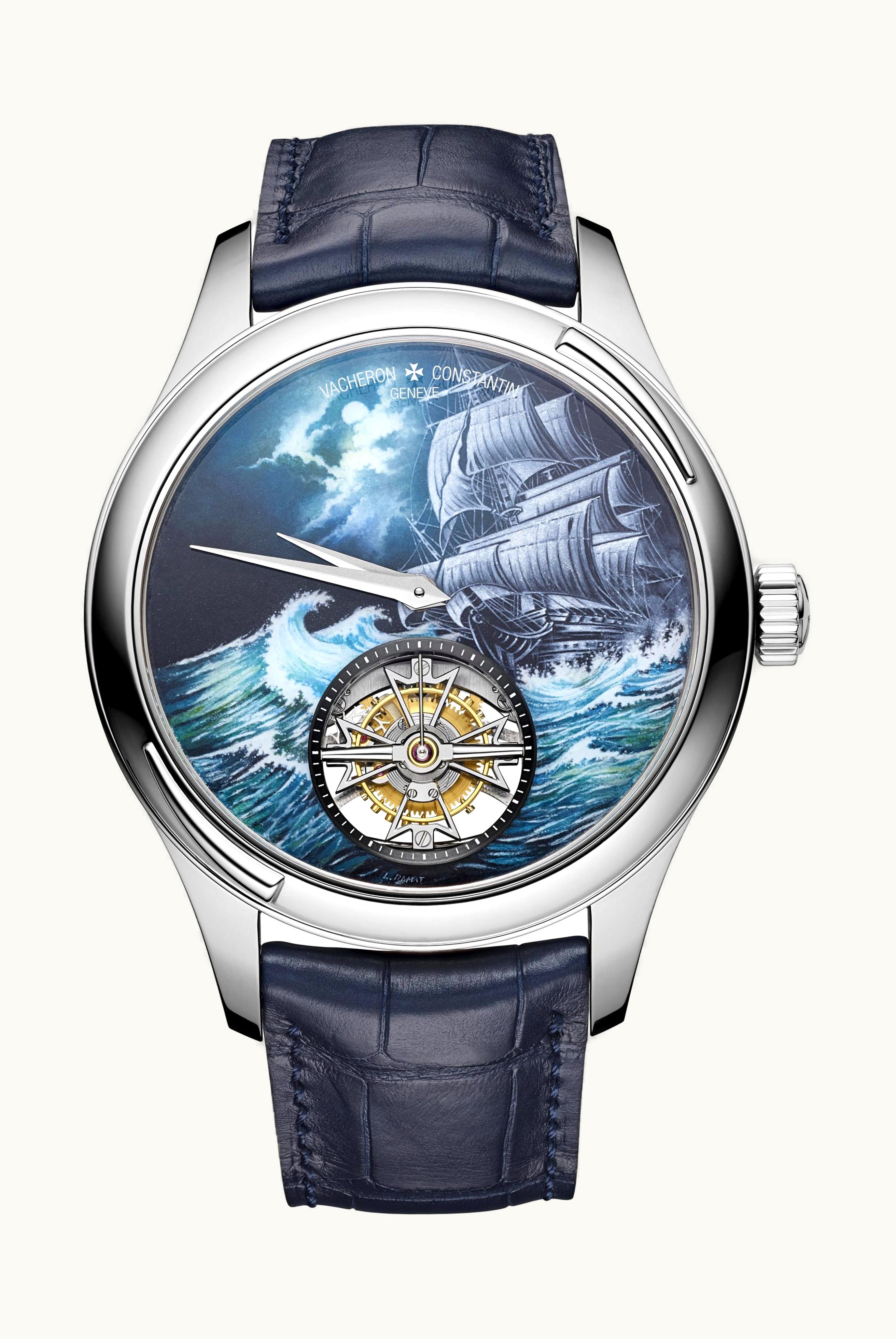 Vacheron Constantin “Les Royaumes Aquatiques®” Les Cabinotiers Minute Repeater Tourbillon – Flying Dutchman 45mm - White Gold - Manual Winding