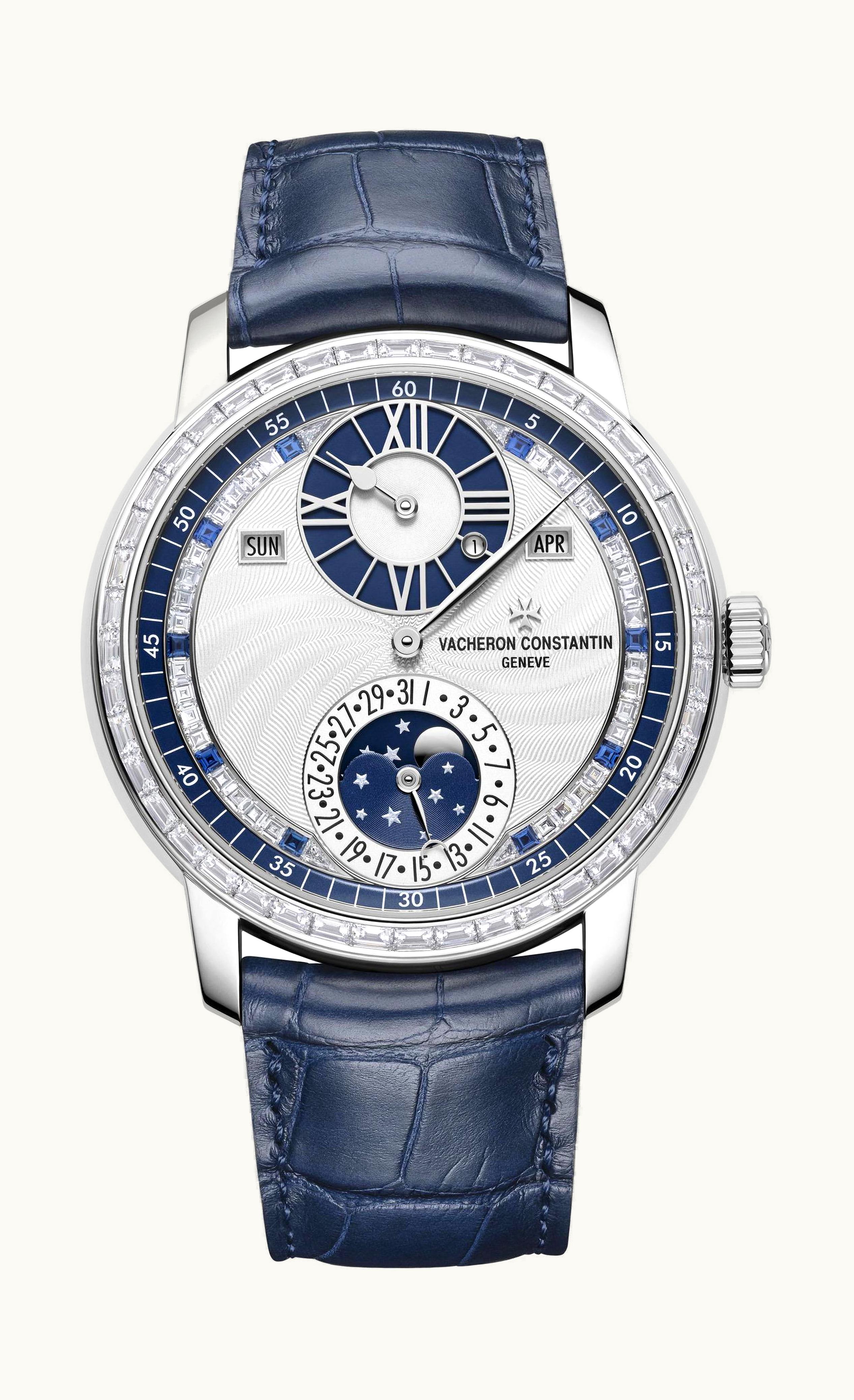 Vacheron Constantin Les Cabinotiers Regulator Perpetual Calendar – Moonlight Jewellery Sapphire 42mm - White Gold - Automatic Winding