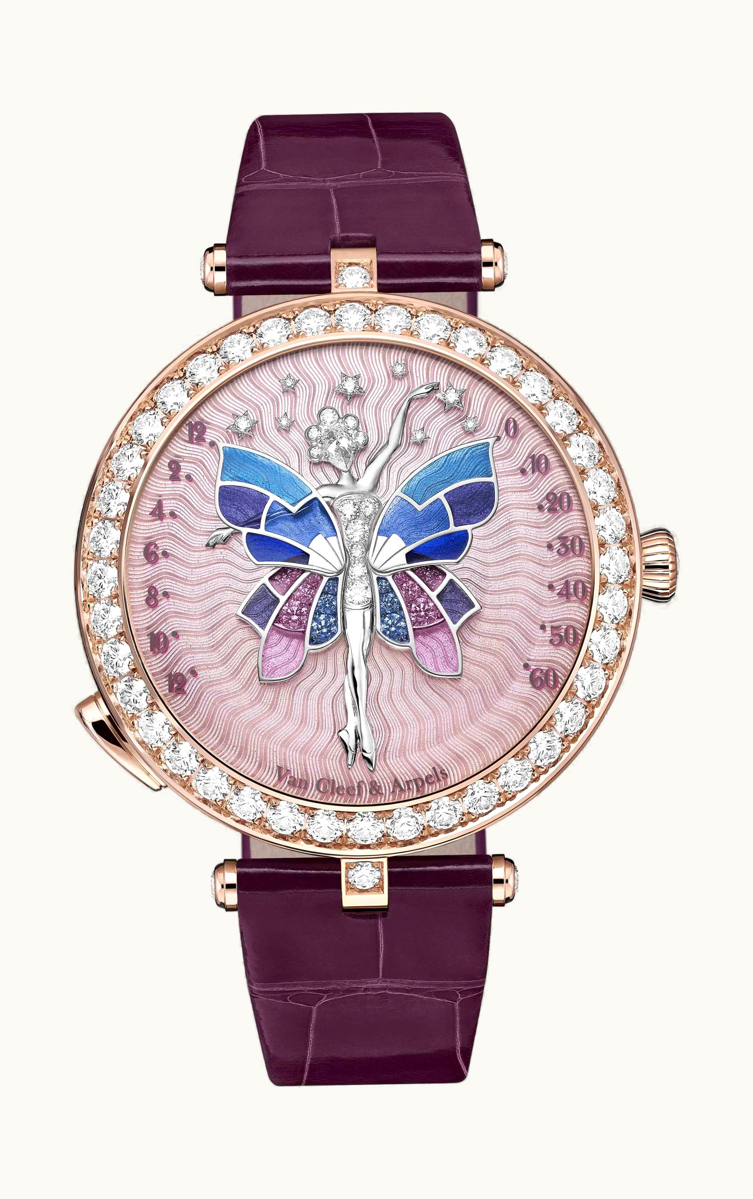 Van Cleef & Arpels Lady Arpels Ballerine Enchantée Rose Gold Watch