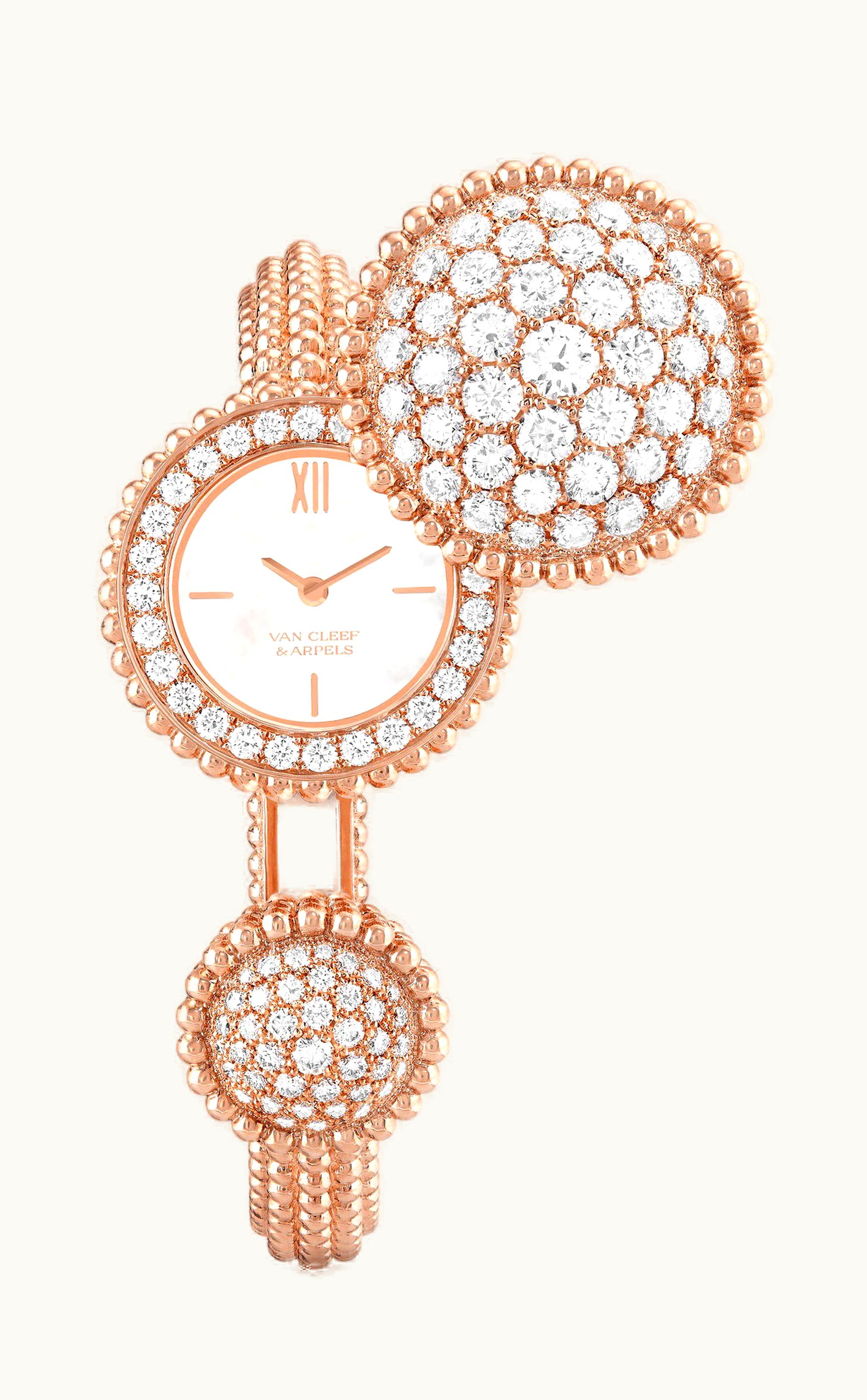 Van Cleef & Arpels Perlée Toi & Moi Secret Watch Medium