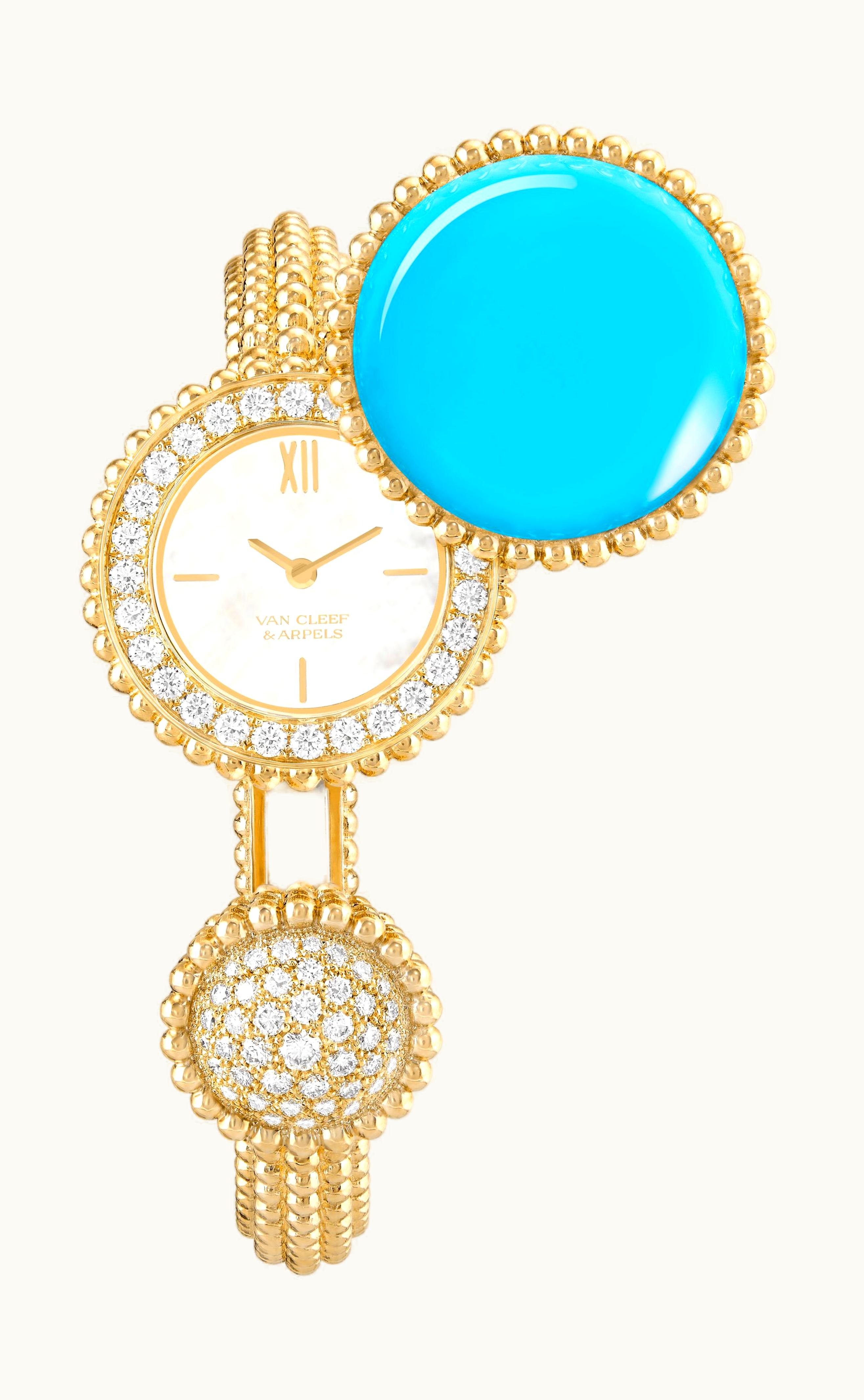 Van Cleef & Arpels Perlée Toi & Moi Secret Watch Small