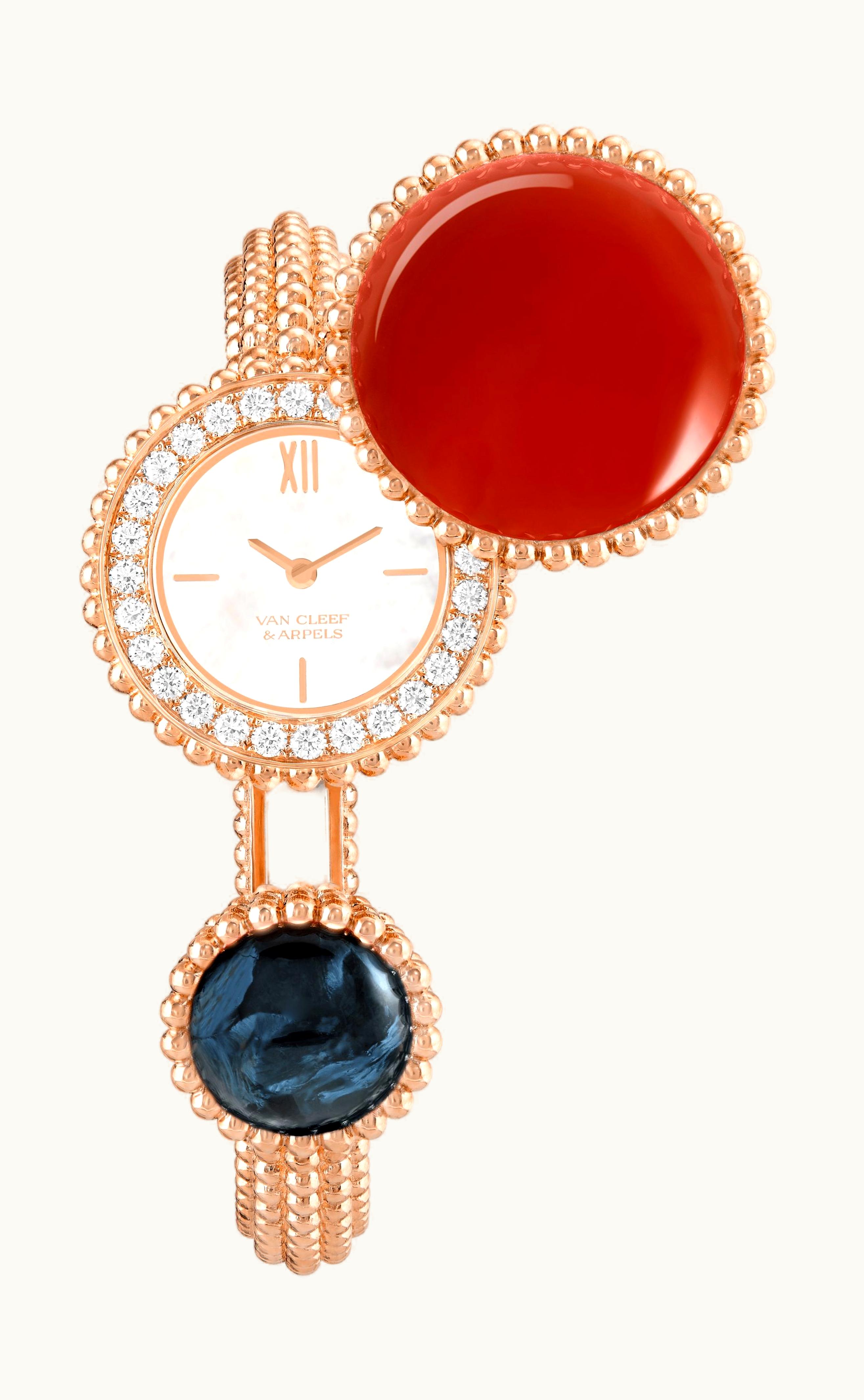 Van Cleef & Arpels Perlée Toi & Moi Secret Watch Small