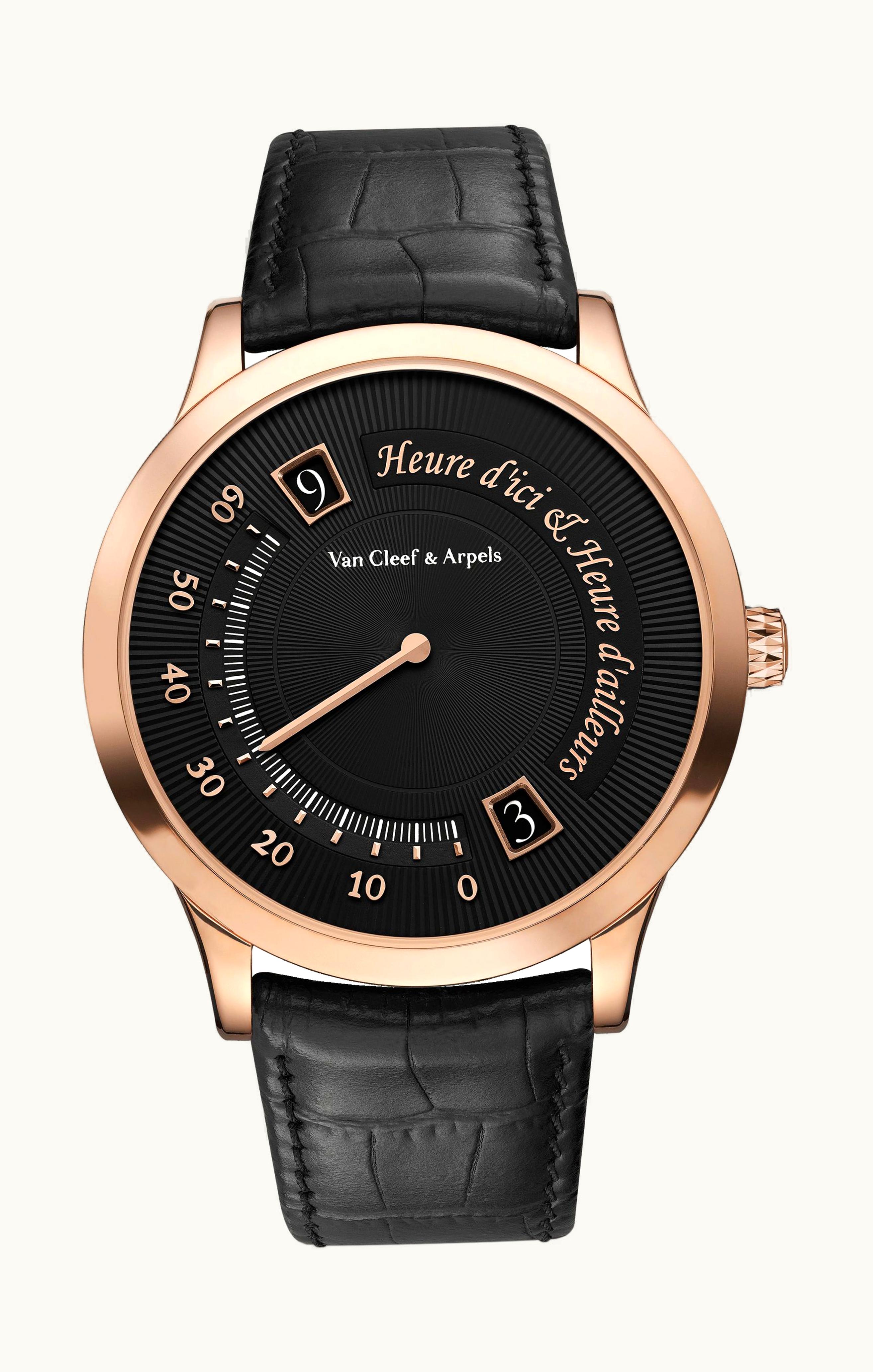 Van Cleef & Arpels Midnight Heure d’Ici & Heure d’Ailleurs watch