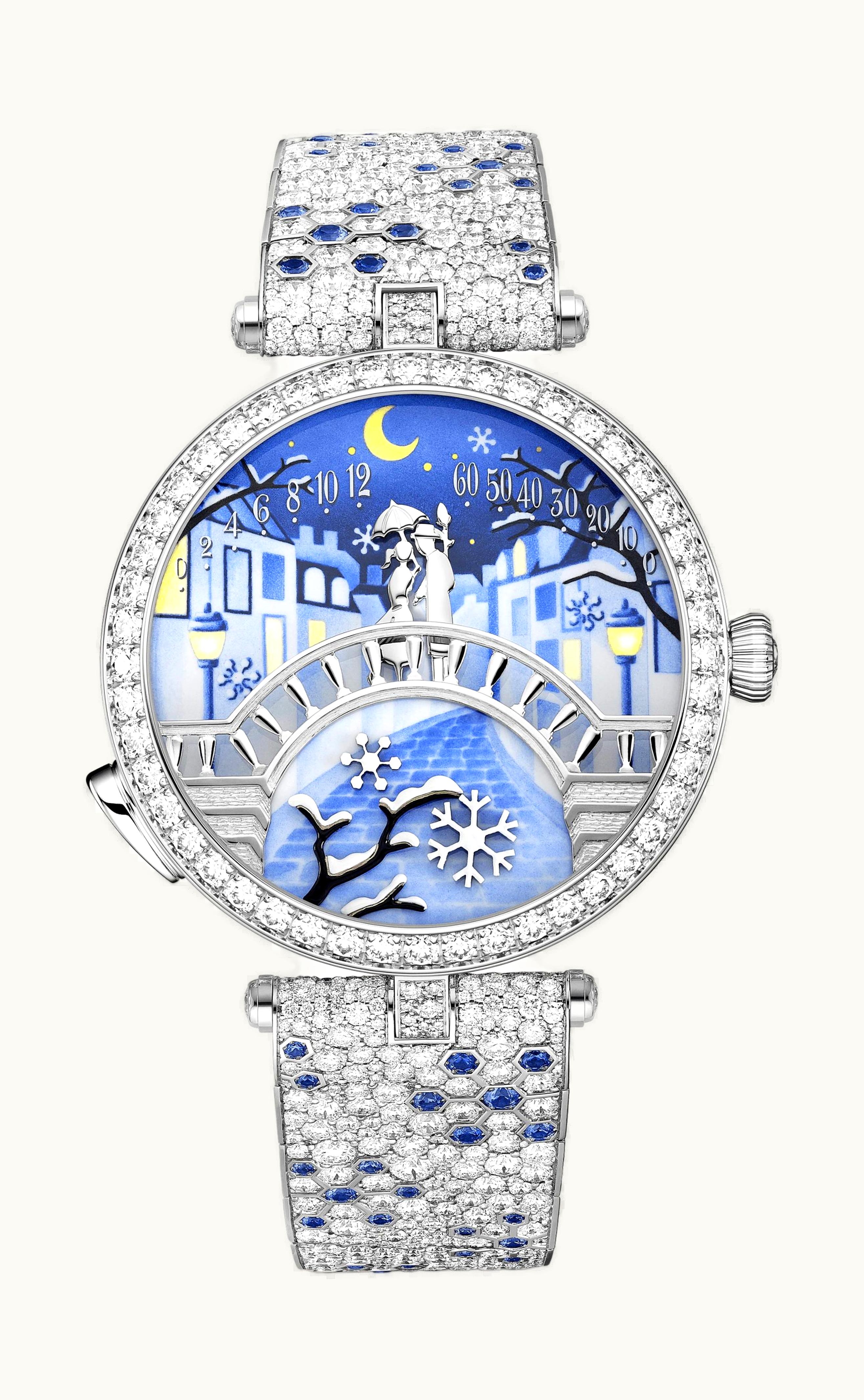 Van Cleef & Arpels Lady Arpels Pont des Amoureux Hiver Watch