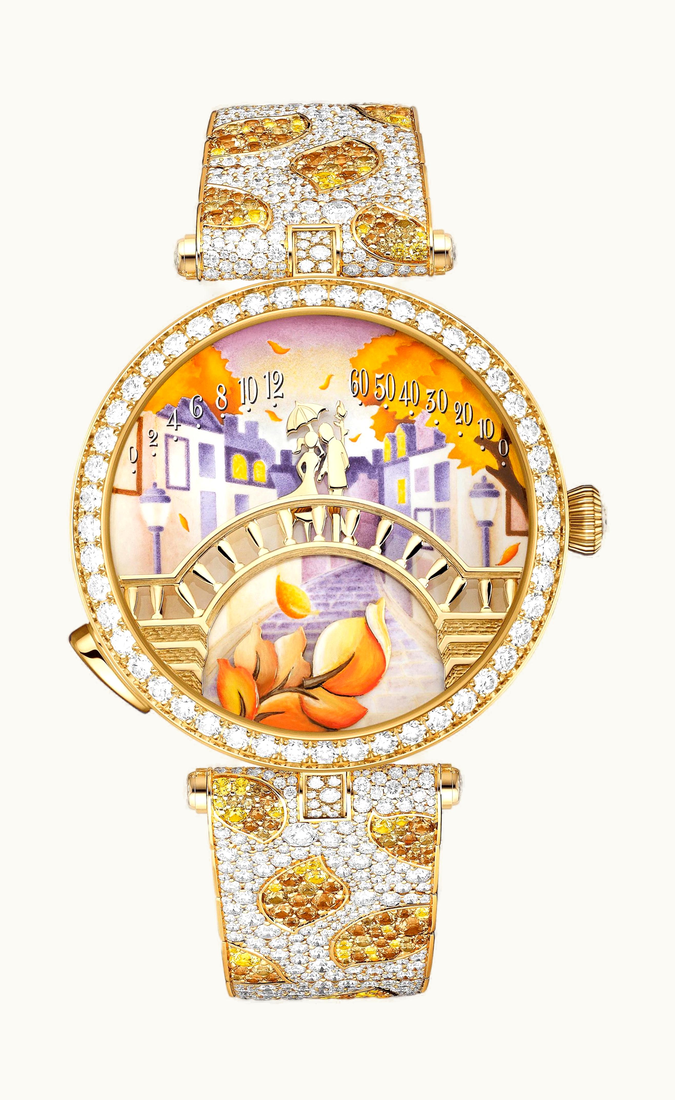 Van Cleef & Arpels Lady Arpels Pont des Amoureux Automne Watch