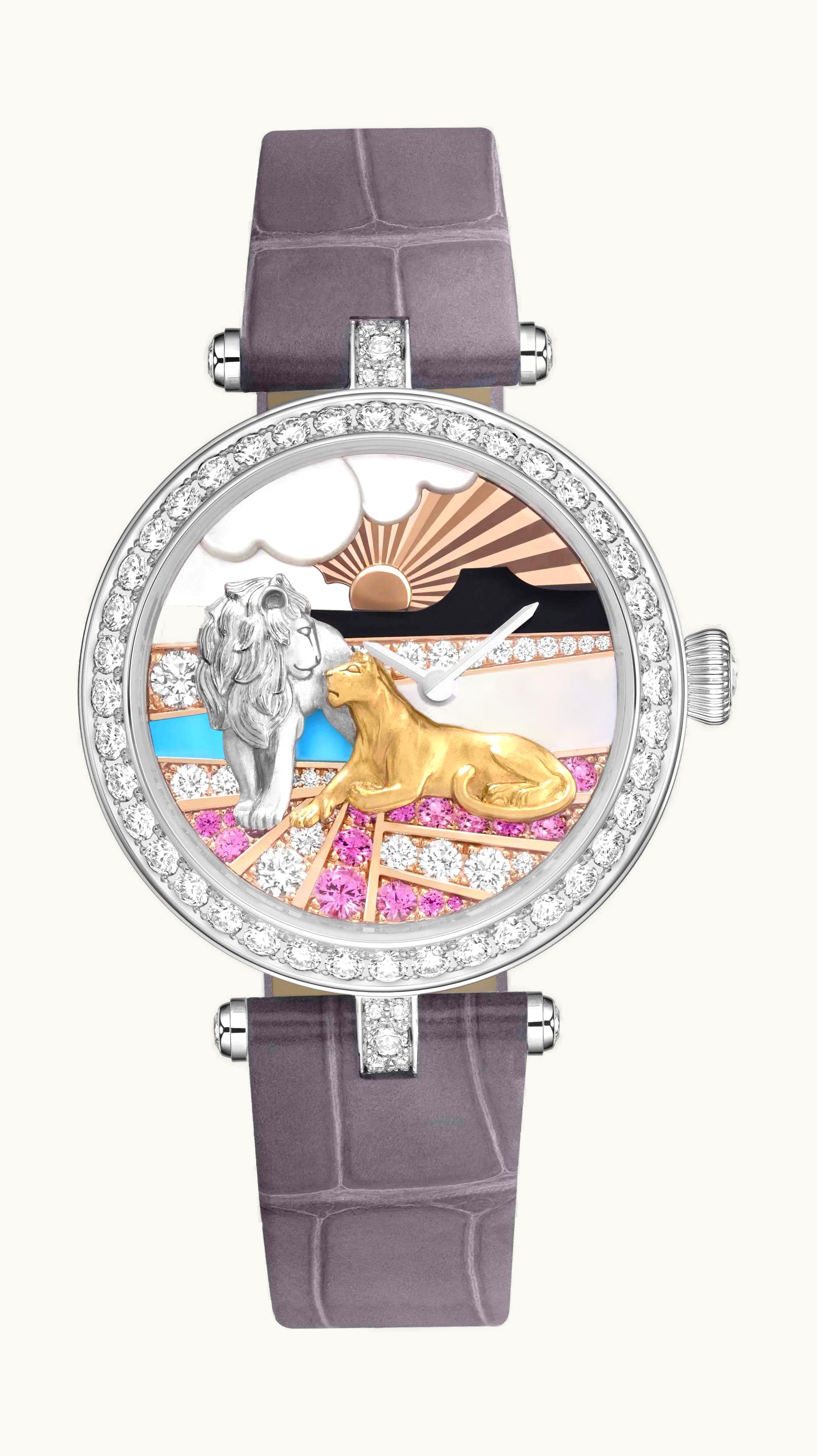 Van Cleef & Arpels Lady Duo de Lions Watch
