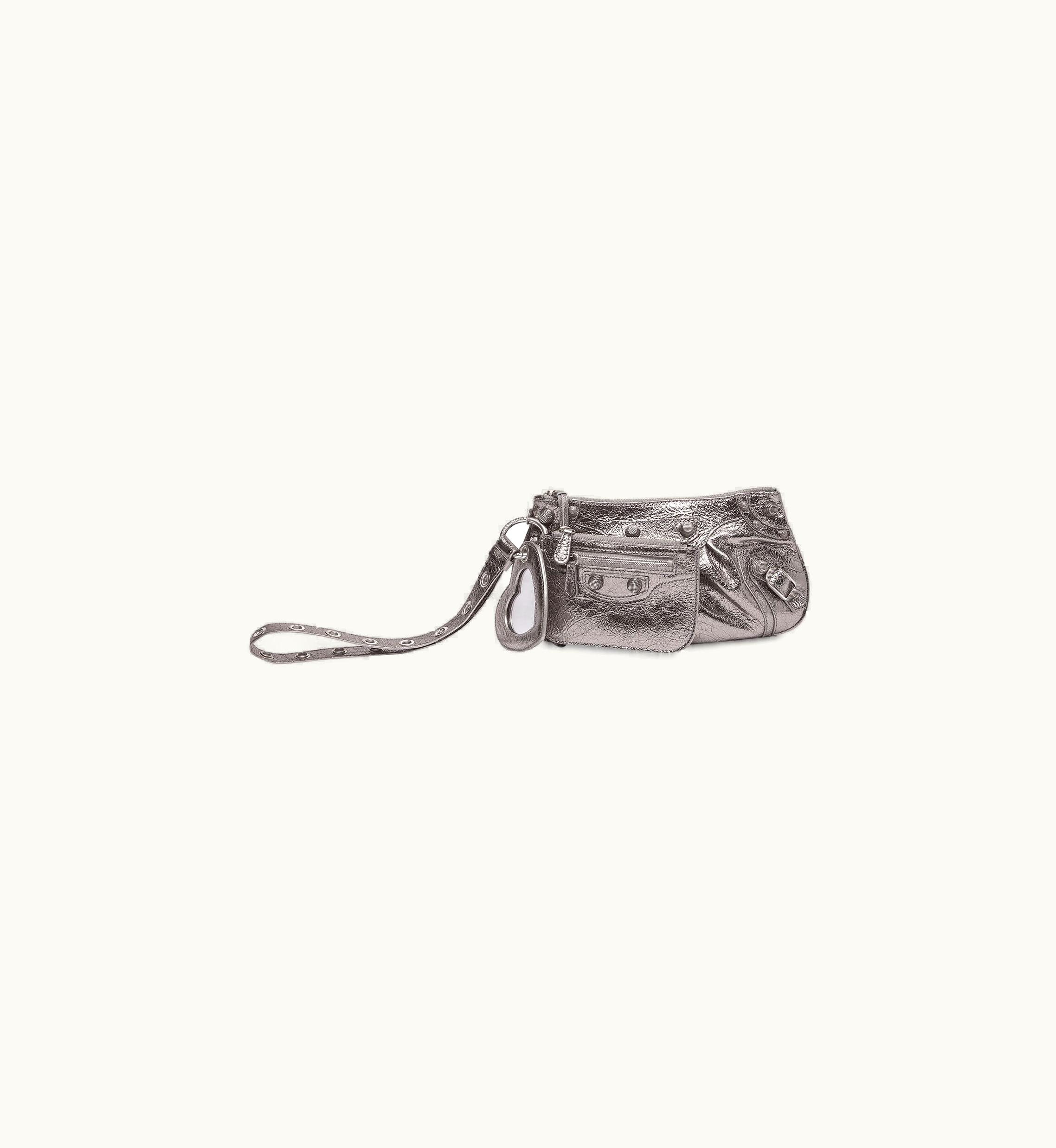 Balenciaga Balenciaga Le Cagole Mini Multipouch Metallized