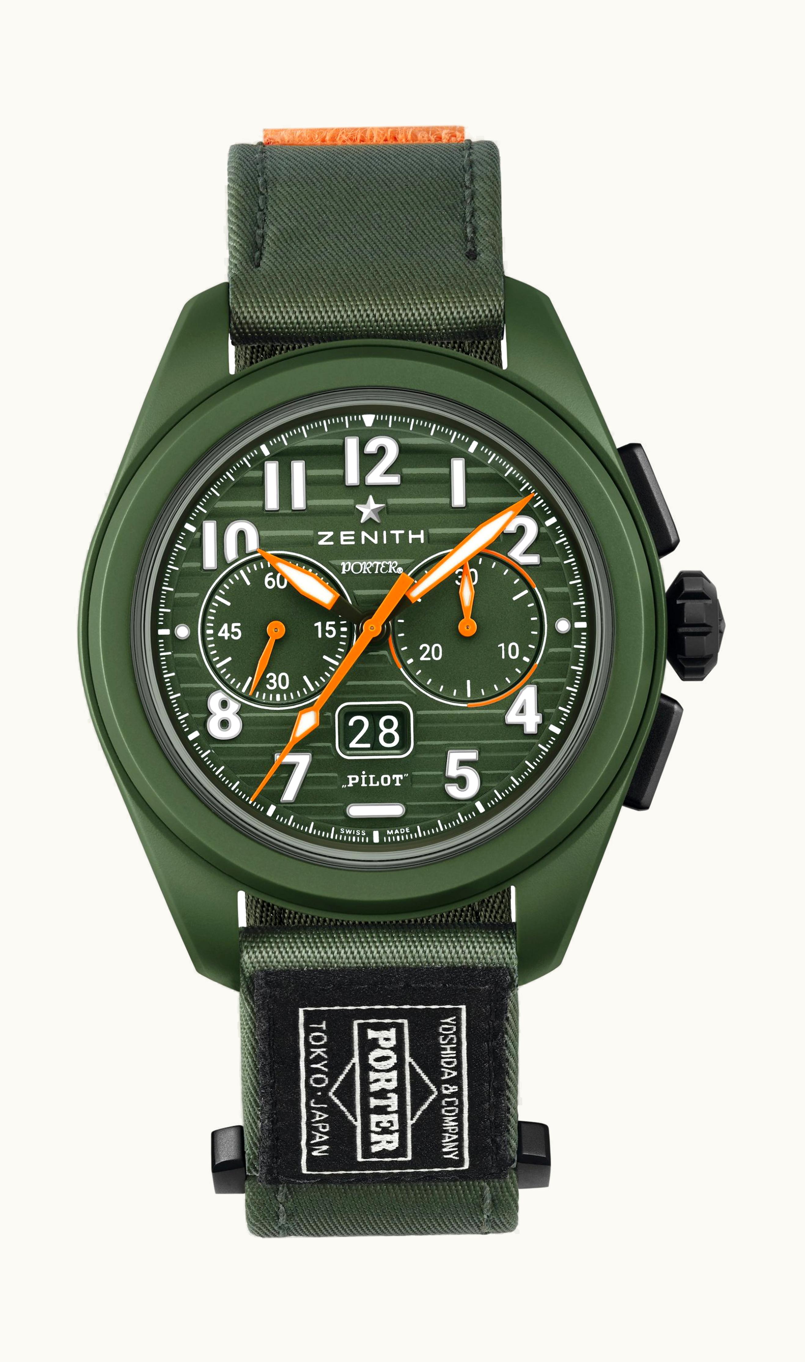 Zenith Pilot Big Date Flyback PORTER