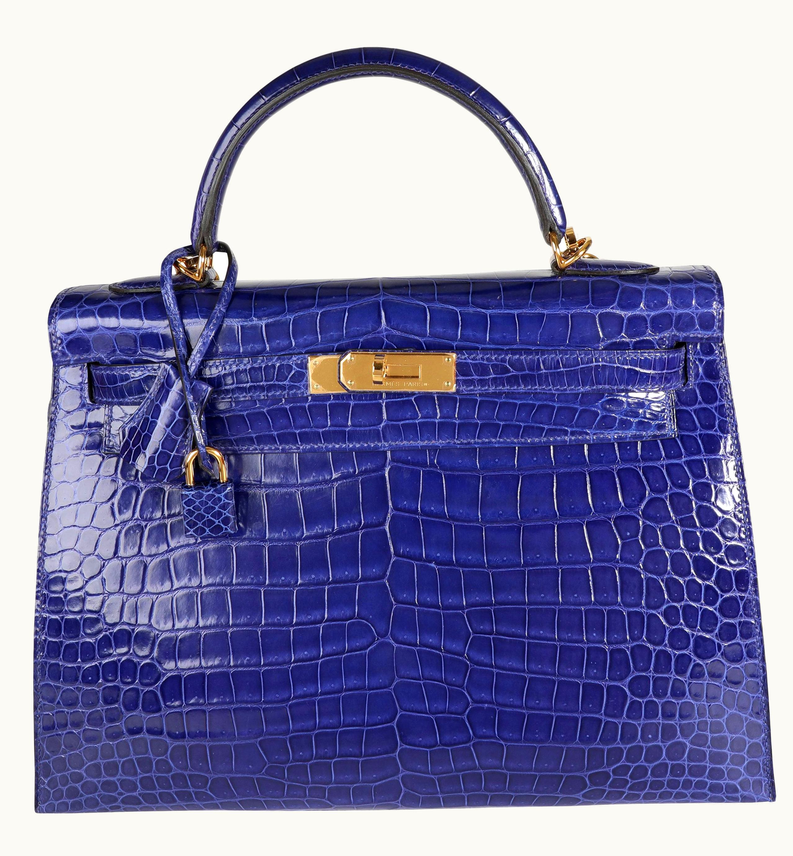 Hermès Hermès Birkin 25cm - Bleu Electrique - Swift - Sellier - Gold (GHW)