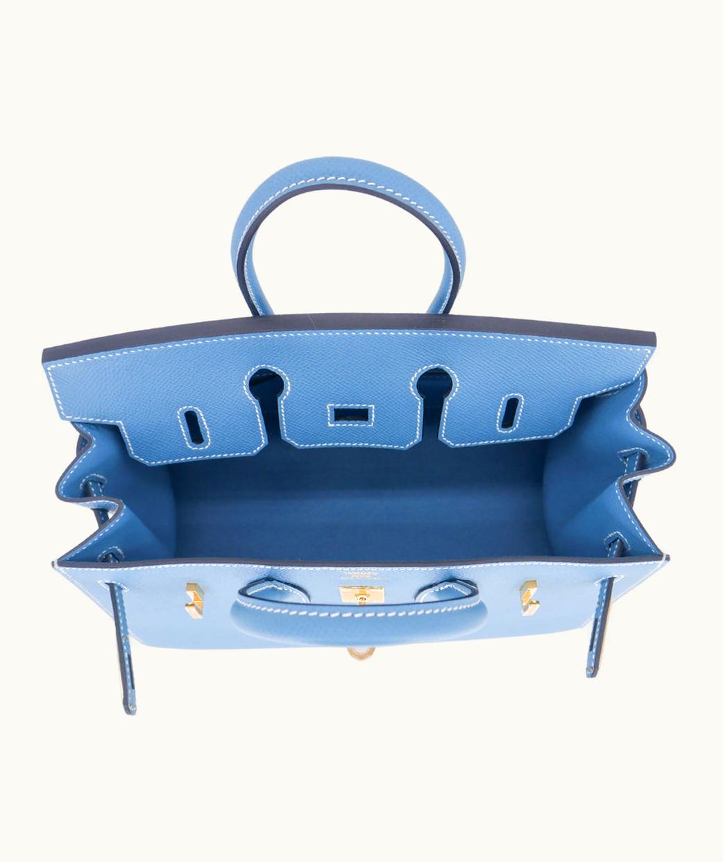 Hermès Hermès Birkin 25cm - Bleu Jean - Togo - Sellier - Gold (GHW)