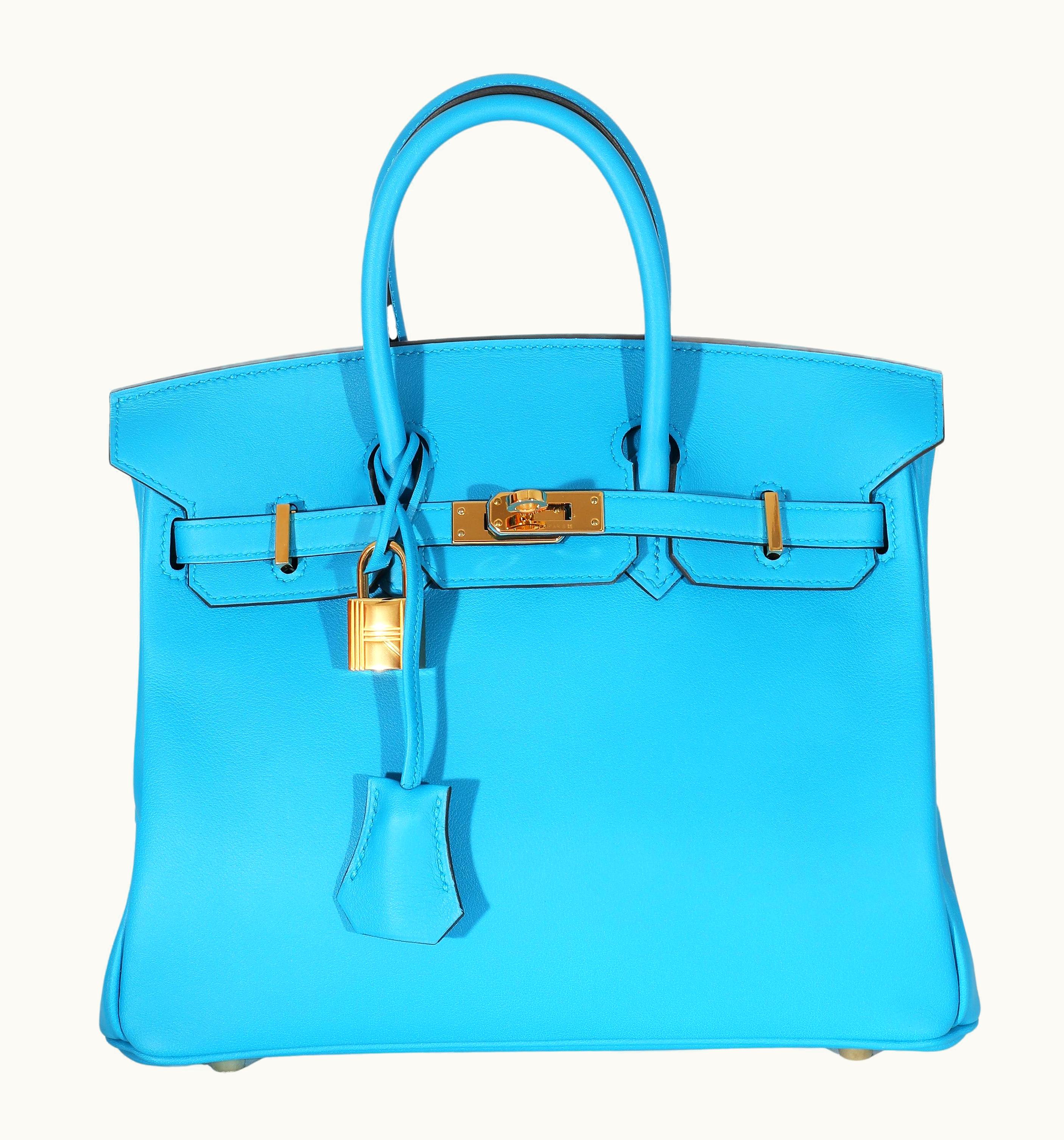 Hermès Hermès Birkin 25cm - Bleu Zanzibar - Togo - Retourne - Gold (GHW)