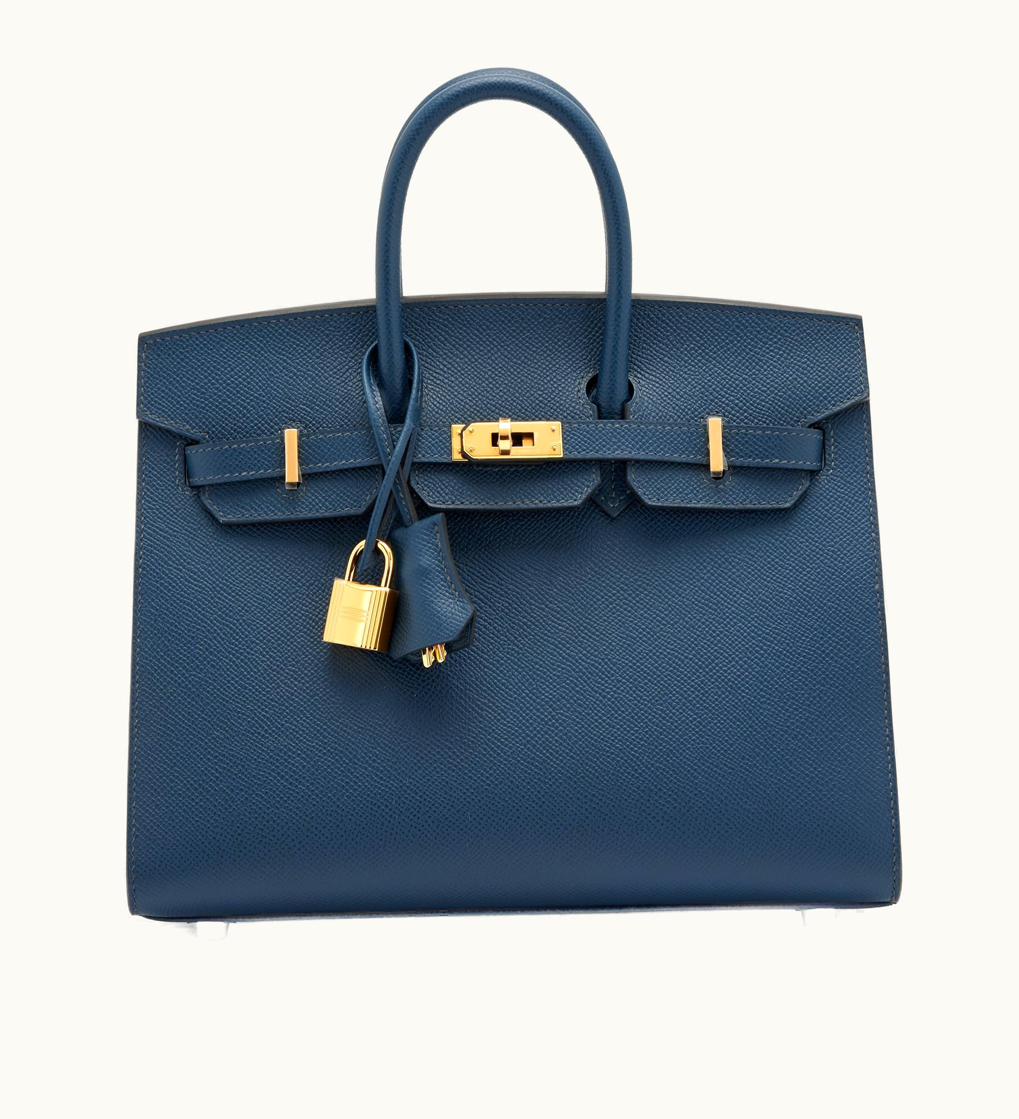 Hermès Hermès Birkin 25cm - Bleu de Prusse - Swift - Sellier - Gold (GHW)