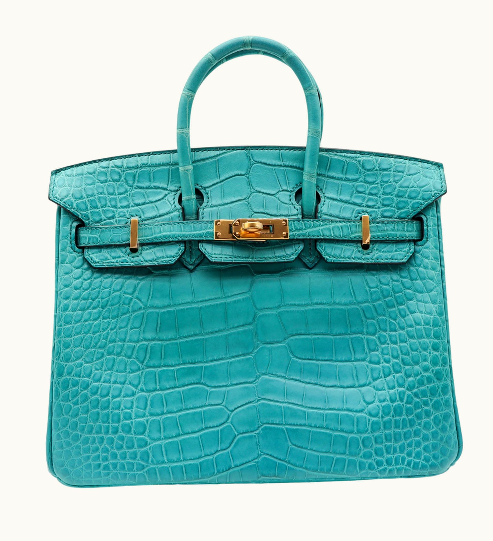 Hermès Hermès Birkin 25cm - Bleu Paon - Clemence - Retourne - Gold (GHW)
