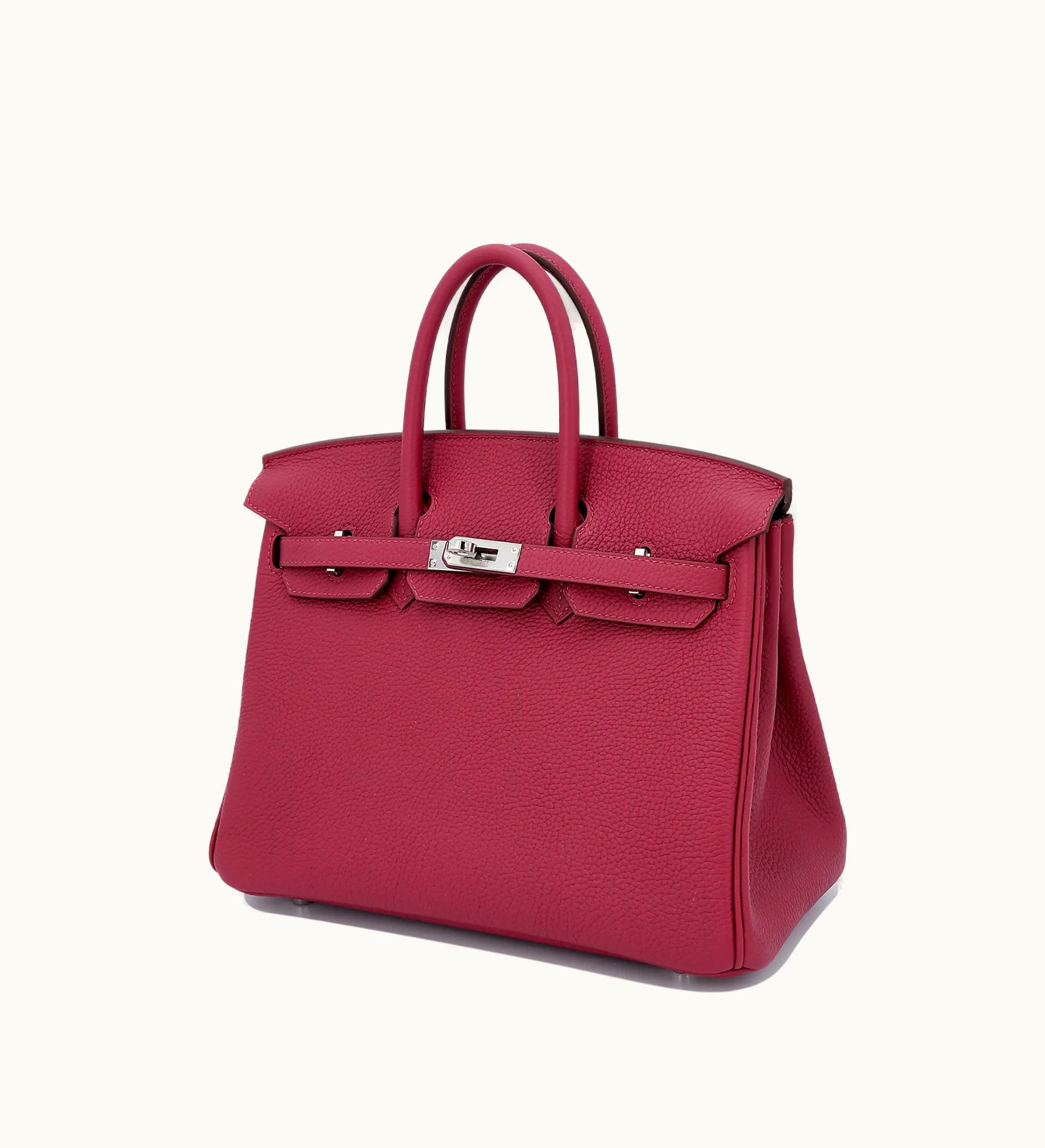 Hermès Hermès Birkin 25cm - Rubis - Togo - Retourne - Palladium (PHW)