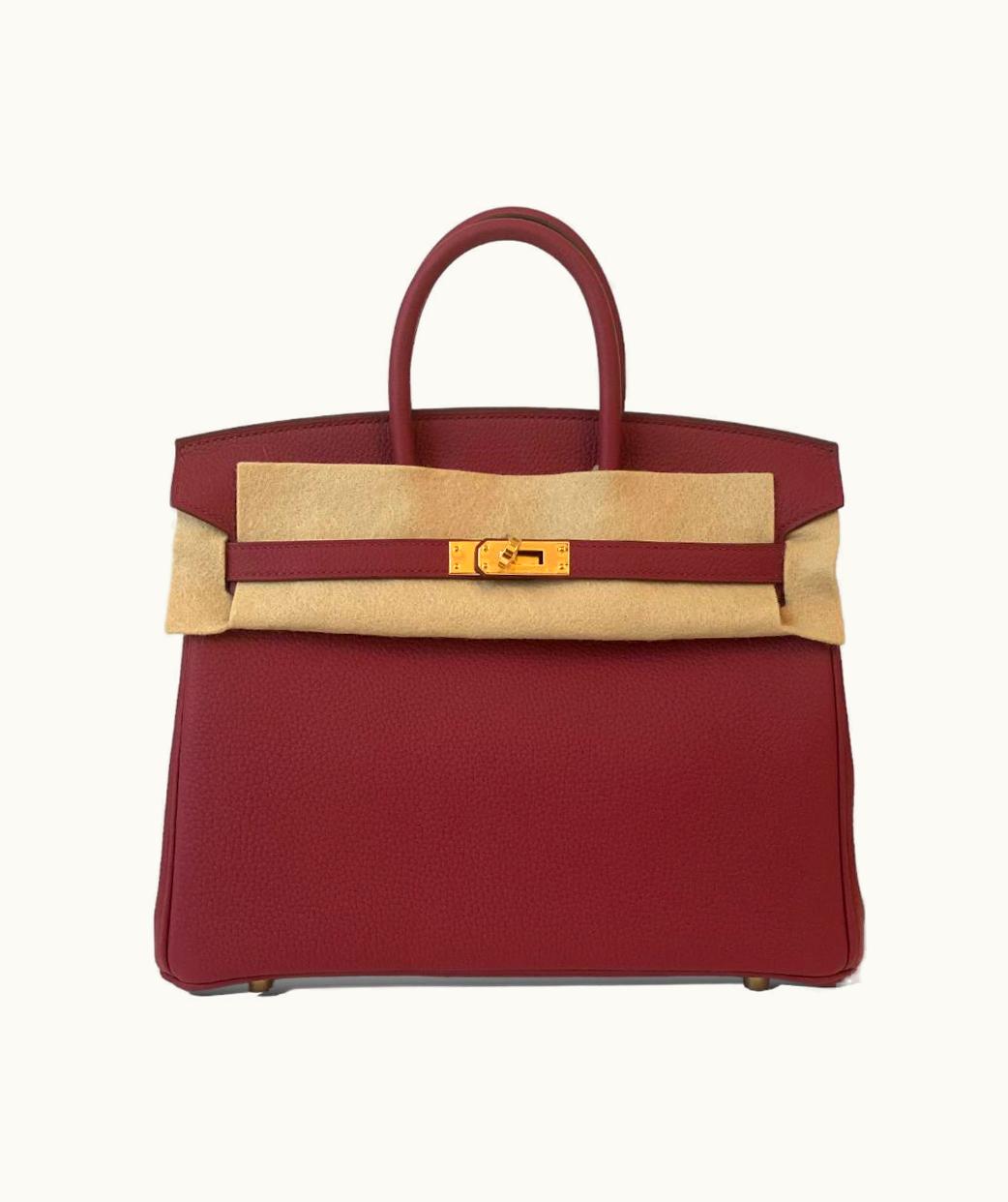 Hermès Hermès Birkin 25cm - Rubis - Epsom - Retourne - Gold (GHW)