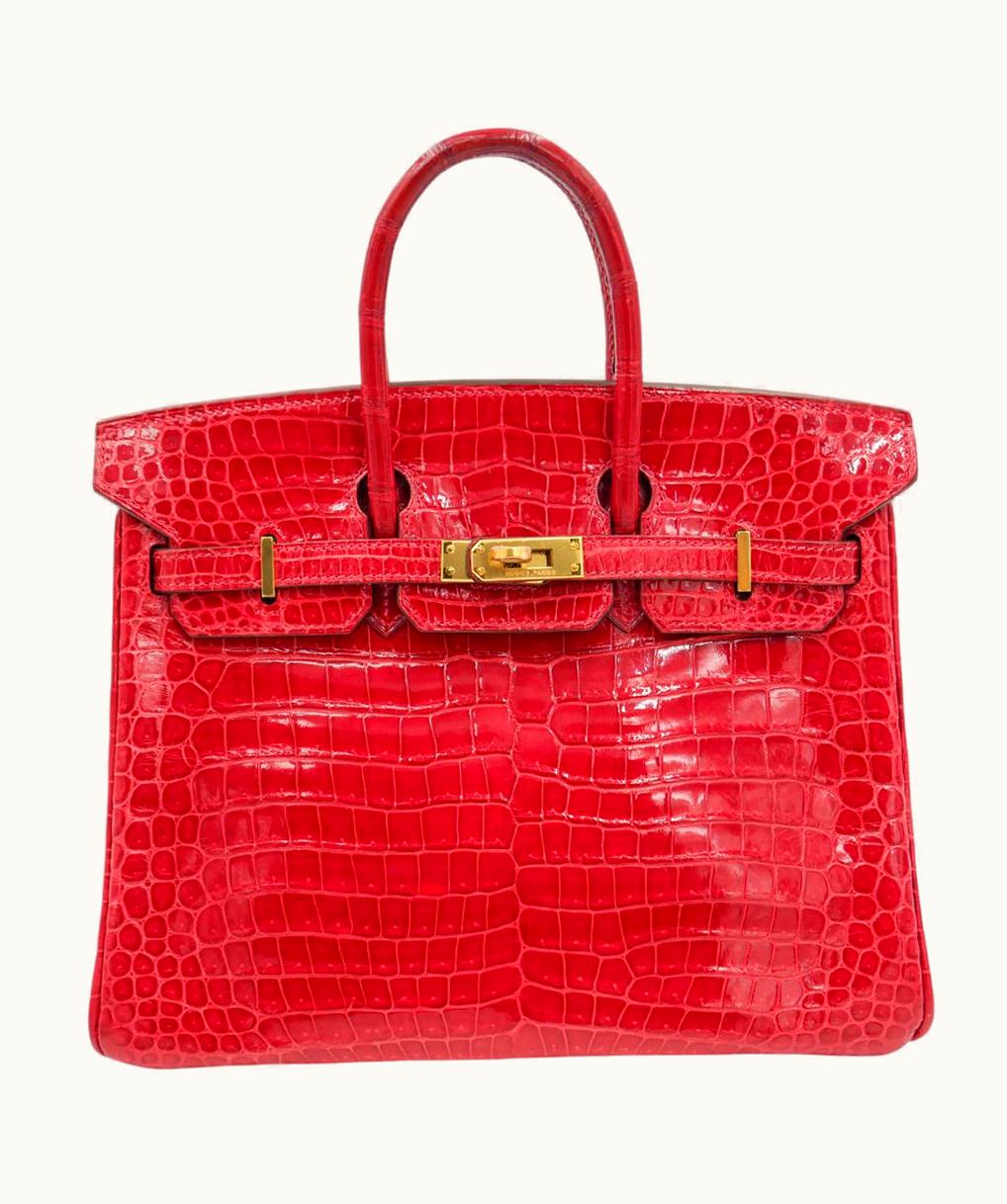 Hermès Hermès Birkin 25cm - Braise - Epsom - Retourne - Gold (GHW)