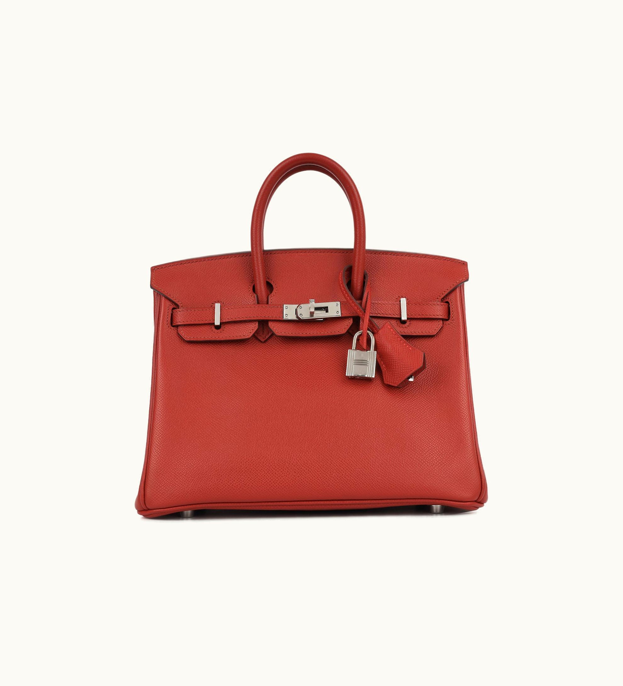 Hermès Hermès Birkin 25cm - Rouge Garance - Togo - Sellier - Palladium (PHW)
