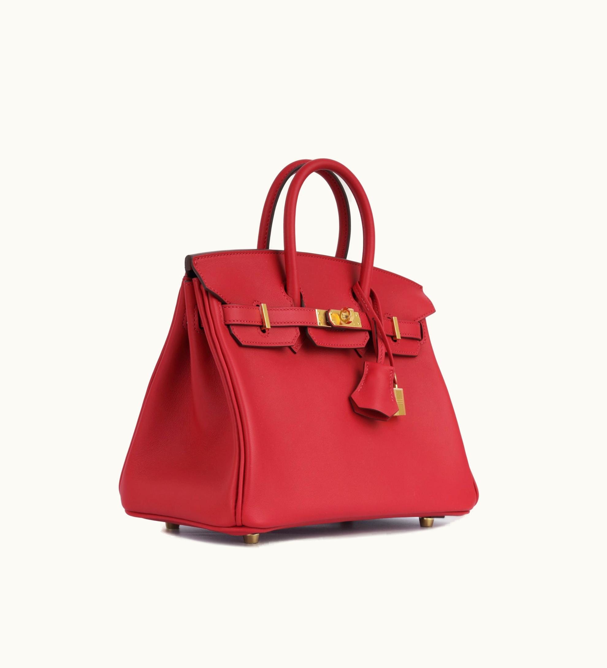 Hermès Hermès Birkin 25cm - Rouge Piment - Clemence - Retourne - Gold (GHW)