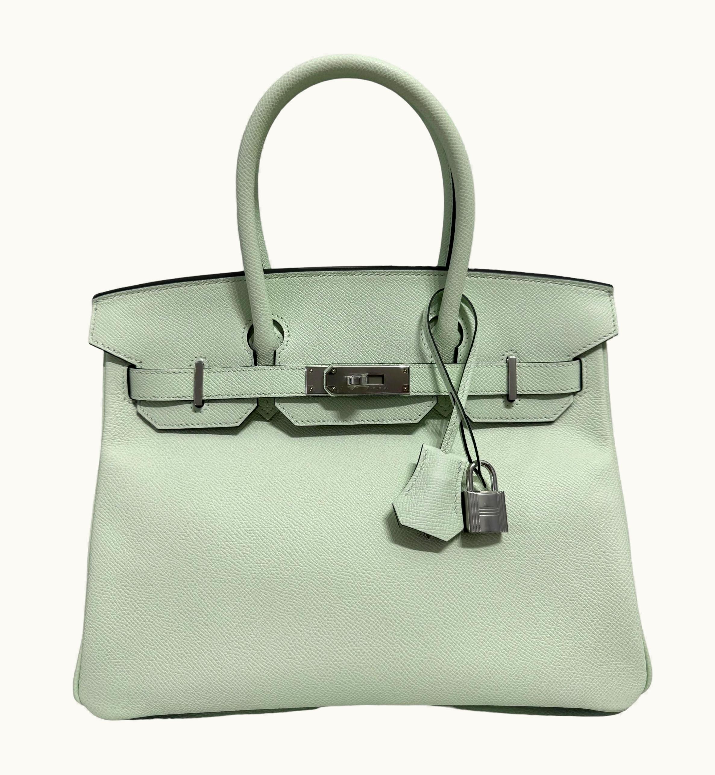 Hermès Hermès Birkin 25cm - Vert Fizz - Swift - Retourne - Palladium (PHW)