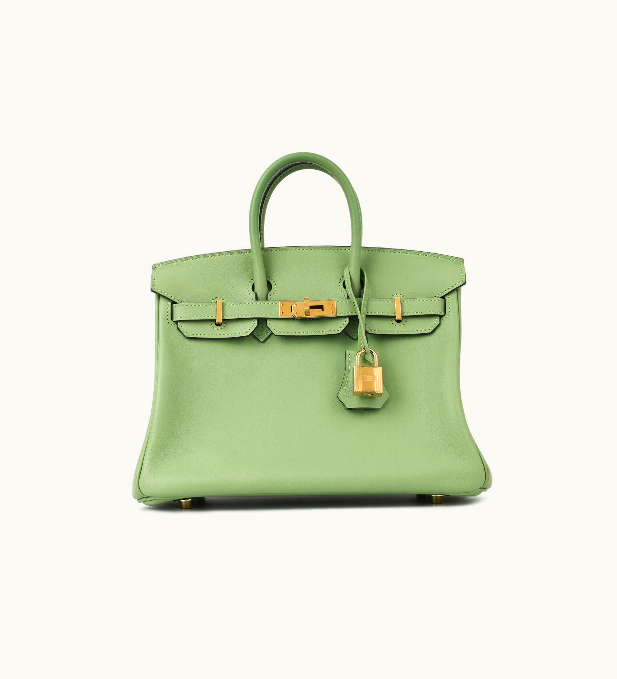 Hermès Hermès Birkin 25cm - Vert Comics - Clemence - Sellier - Gold (GHW)