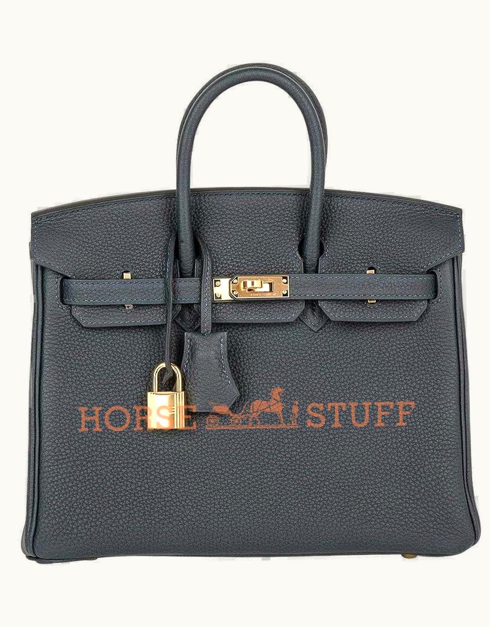 Hermès Hermès Birkin 25cm - Vert Rousseau - Epsom - Retourne - Gold (GHW)