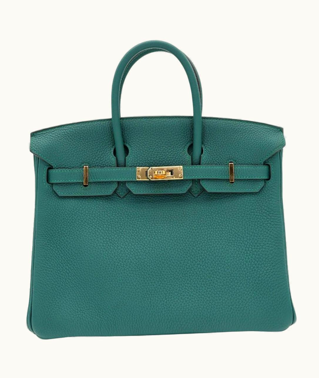 Hermès Hermès Birkin 25cm - Malachite - Epsom - Retourne - Gold (GHW)