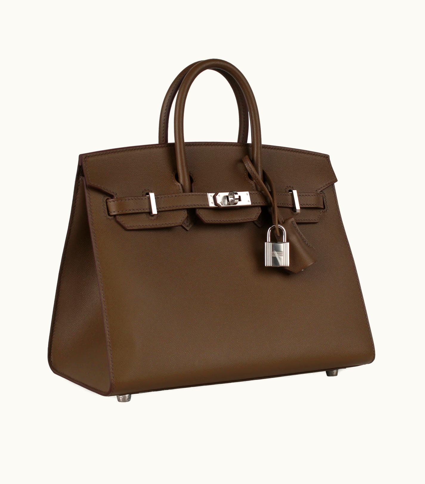 Hermès Hermès Birkin 25cm - Vert Olive - Togo - Sellier - Palladium (PHW)