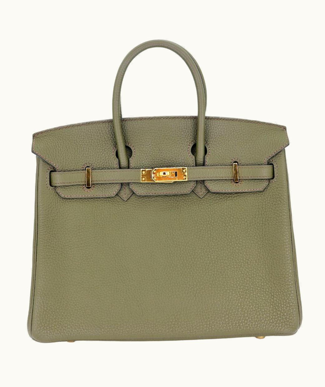 Hermès Hermès Birkin 25cm - Vert Olive - Epsom - Retourne - Gold (GHW)