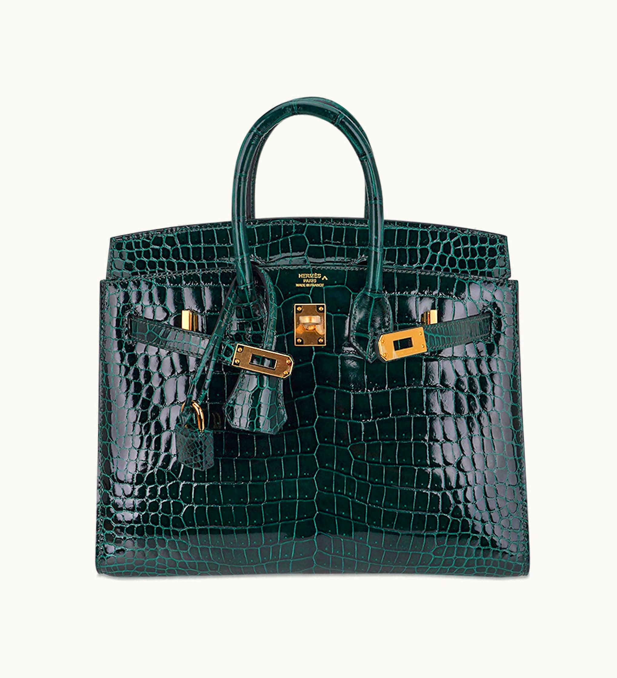 Hermès Hermès Birkin 25cm - Vert Fonce - Swift - Sellier - Gold (GHW)