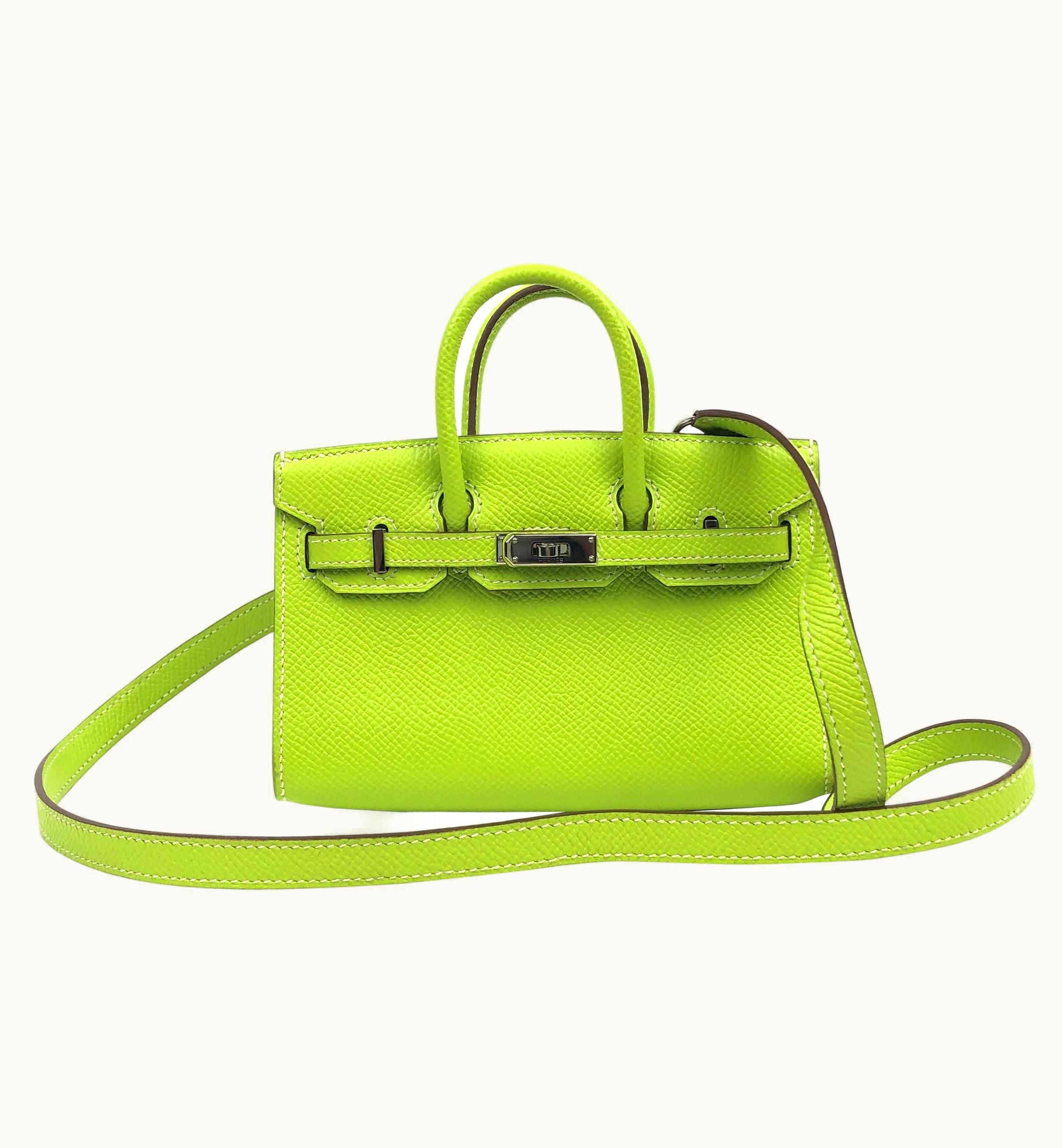 Hermès Hermès Birkin 25cm - Kiwi - Swift - Sellier - Palladium (PHW)