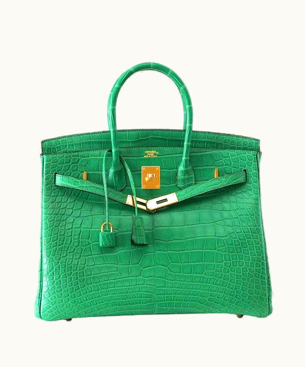 Hermès Hermès Birkin 25cm - Cactus - Togo - Retourne - Gold (GHW)