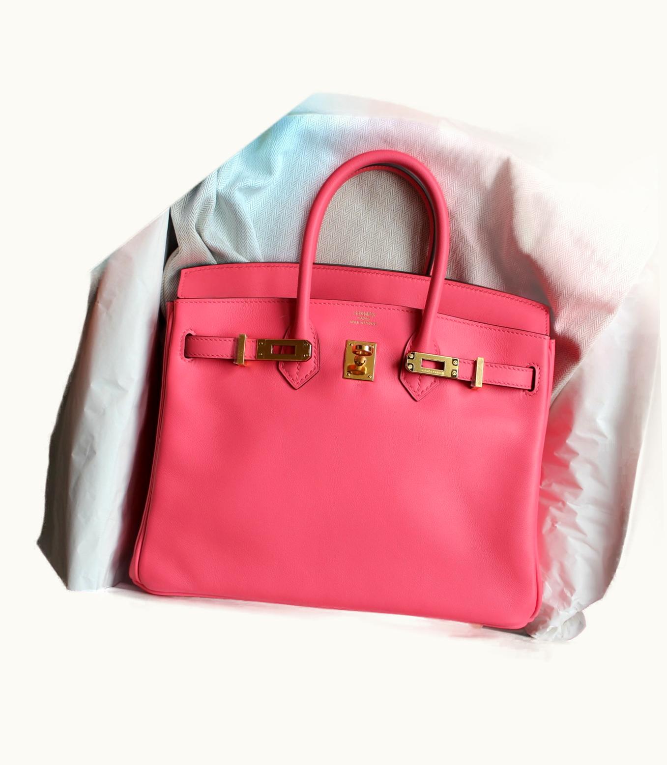 Hermès Hermès Birkin 25cm - Rose Azalee - Epsom - Retourne - Gold (GHW)