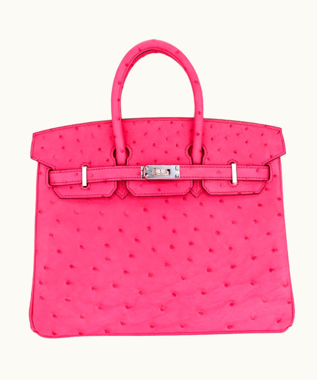 Hermès Hermès Birkin 25cm - Rose Tyrien - Togo - Retourne - Palladium (PHW)