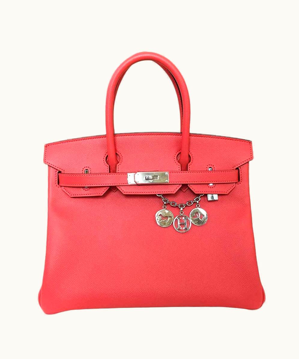 Hermès Hermès Birkin 25cm - Rose Jaipur - Clemence - Retourne - Palladium (PHW)