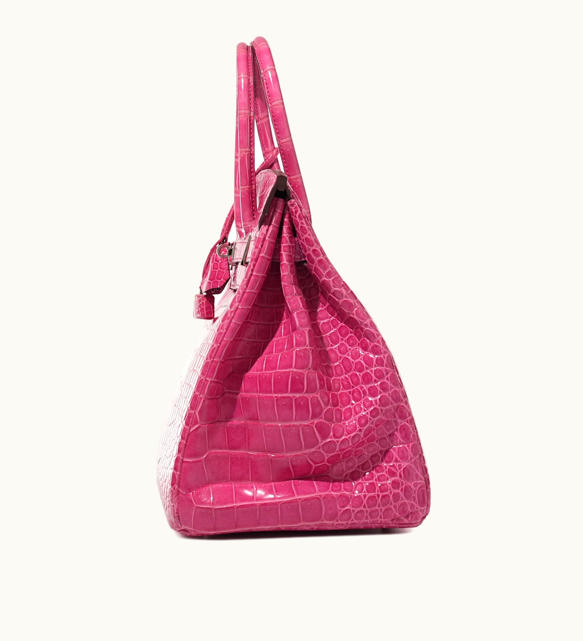 Hermès Hermès Birkin 25cm - Rose Scheherazade - Togo - Retourne - Palladium (PHW)