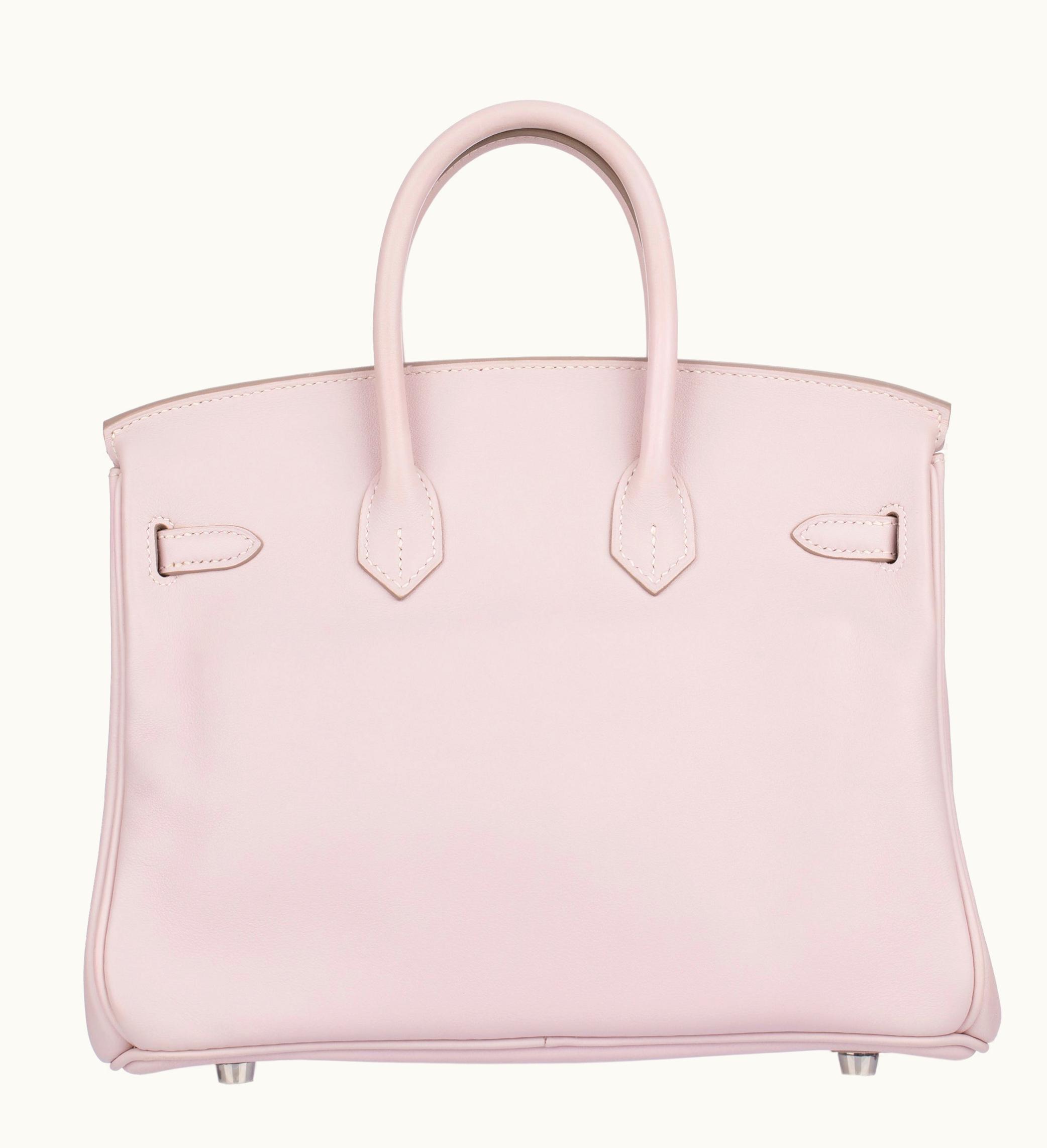 Hermès Hermès Birkin 25cm - Rose Dragee - Togo - Retourne - Palladium (PHW)