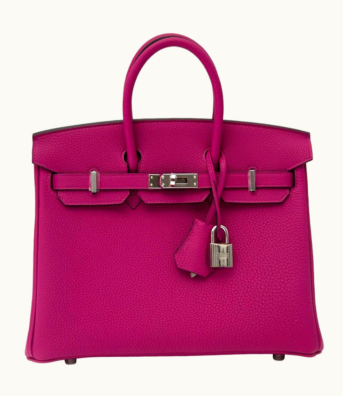 Hermès Hermès Birkin 25cm - Rose Pourpre - Epsom - Sellier - Palladium (PHW)