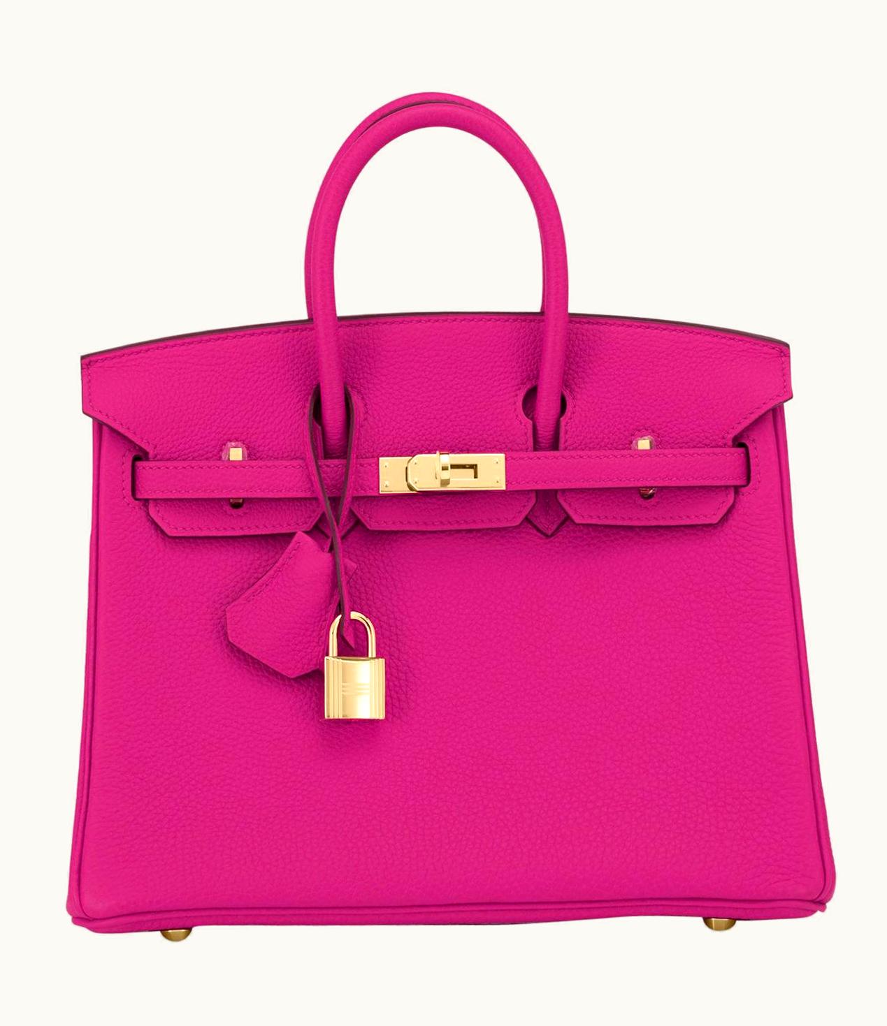 Hermès Hermès Birkin 25cm - Rose Pourpre - Swift - Retourne - Gold (GHW)