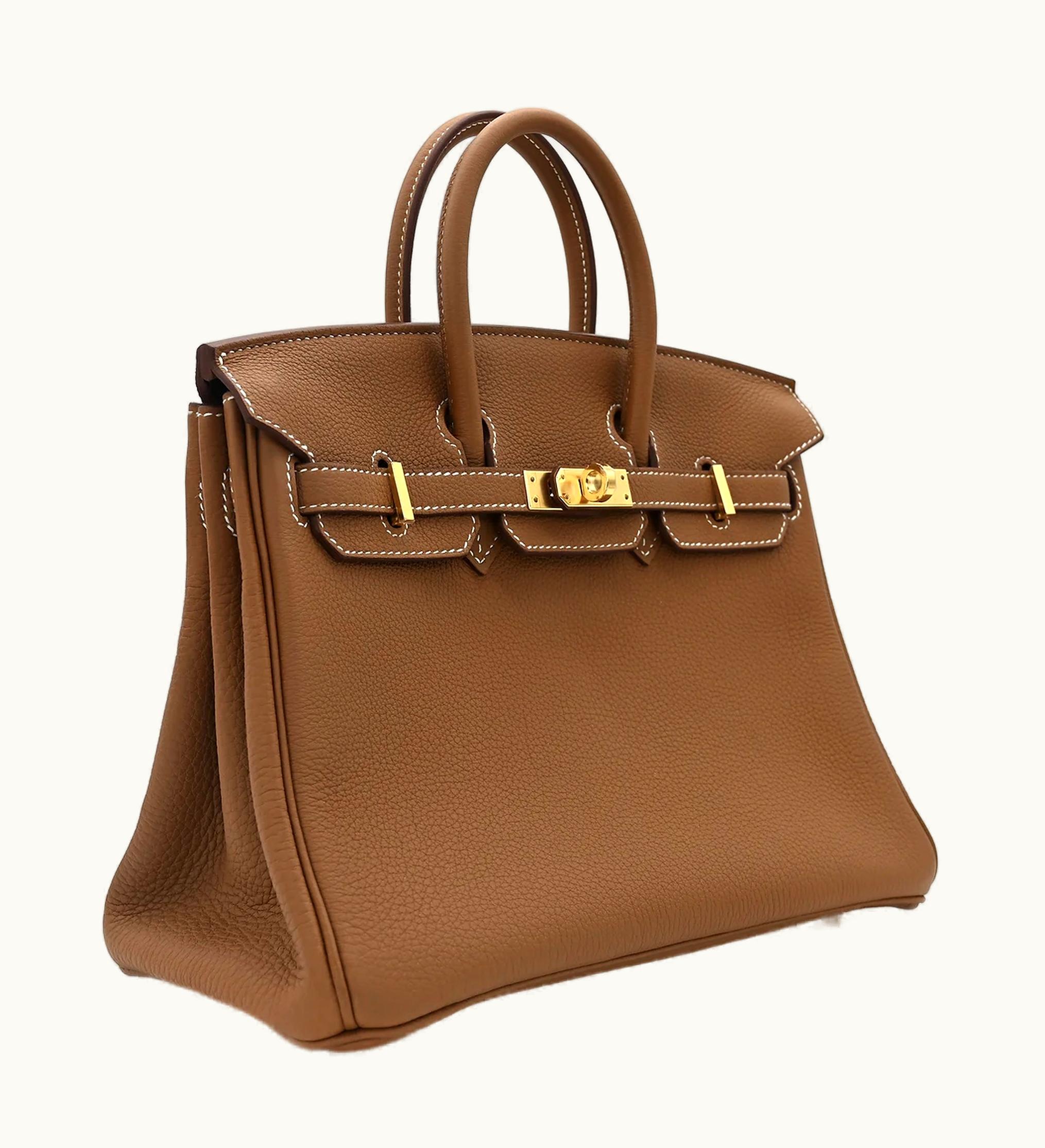 Hermès Hermès Birkin 25cm - Gold - Swift - Retourne - Gold (GHW)