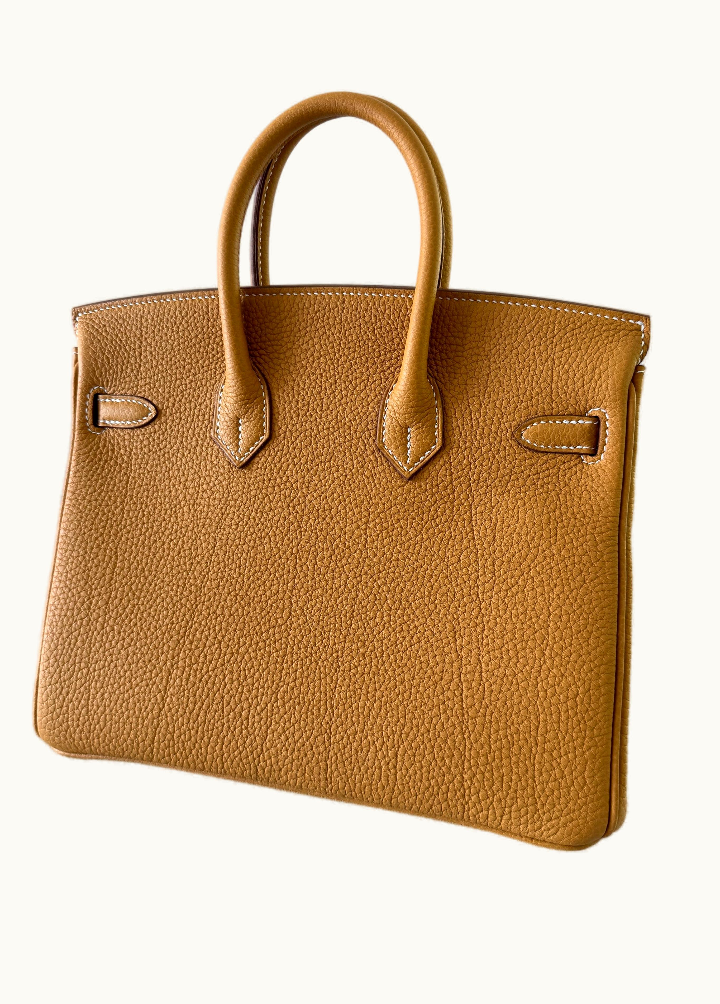 Hermès Hermès Birkin 25cm - Sable - Clemence - Retourne - Gold (GHW)