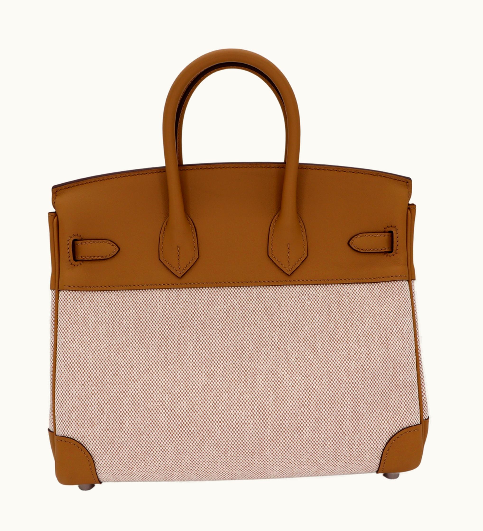 Hermès Hermès Birkin 25cm - Biscuit - Clemence - Sellier - Palladium (PHW)