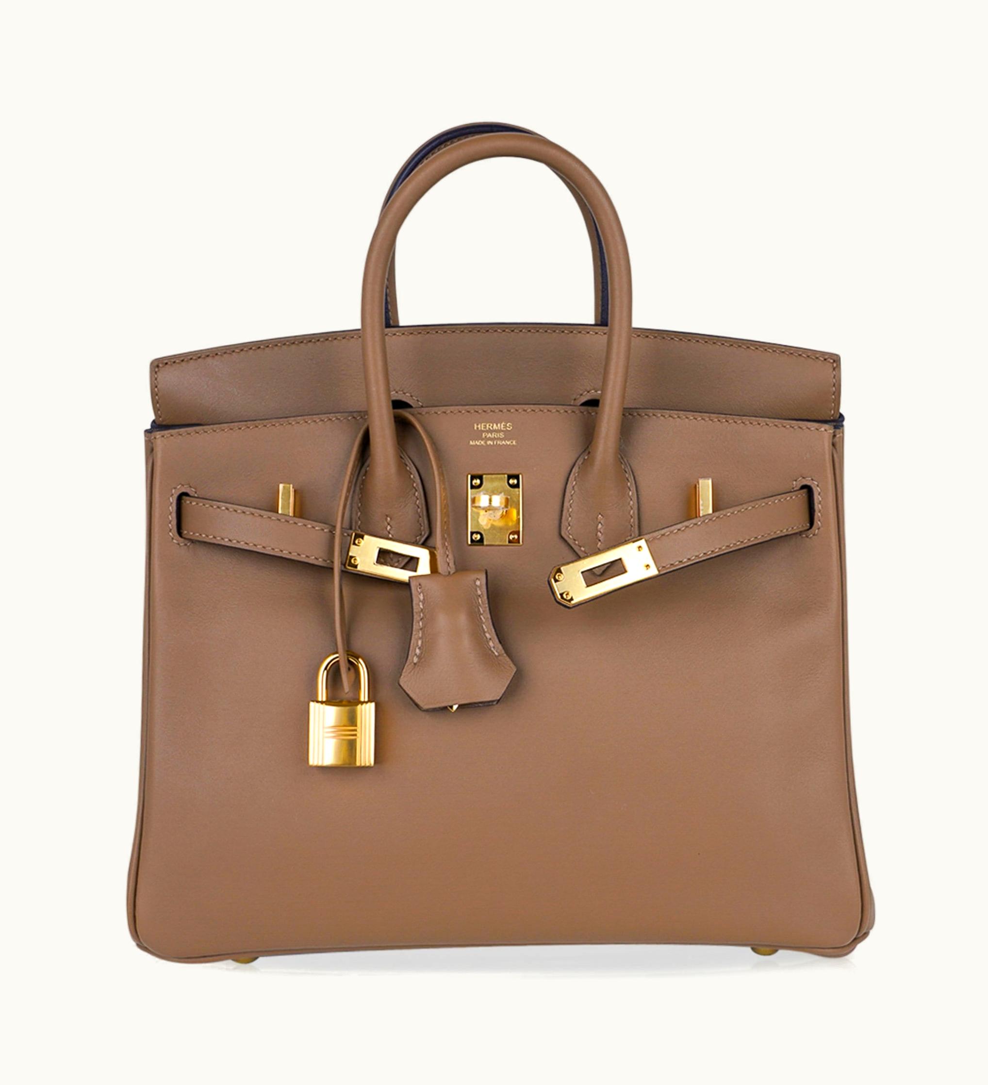 Hermès Hermès Birkin 25cm - Beige de Weimar - Swift - Sellier - Gold (GHW)