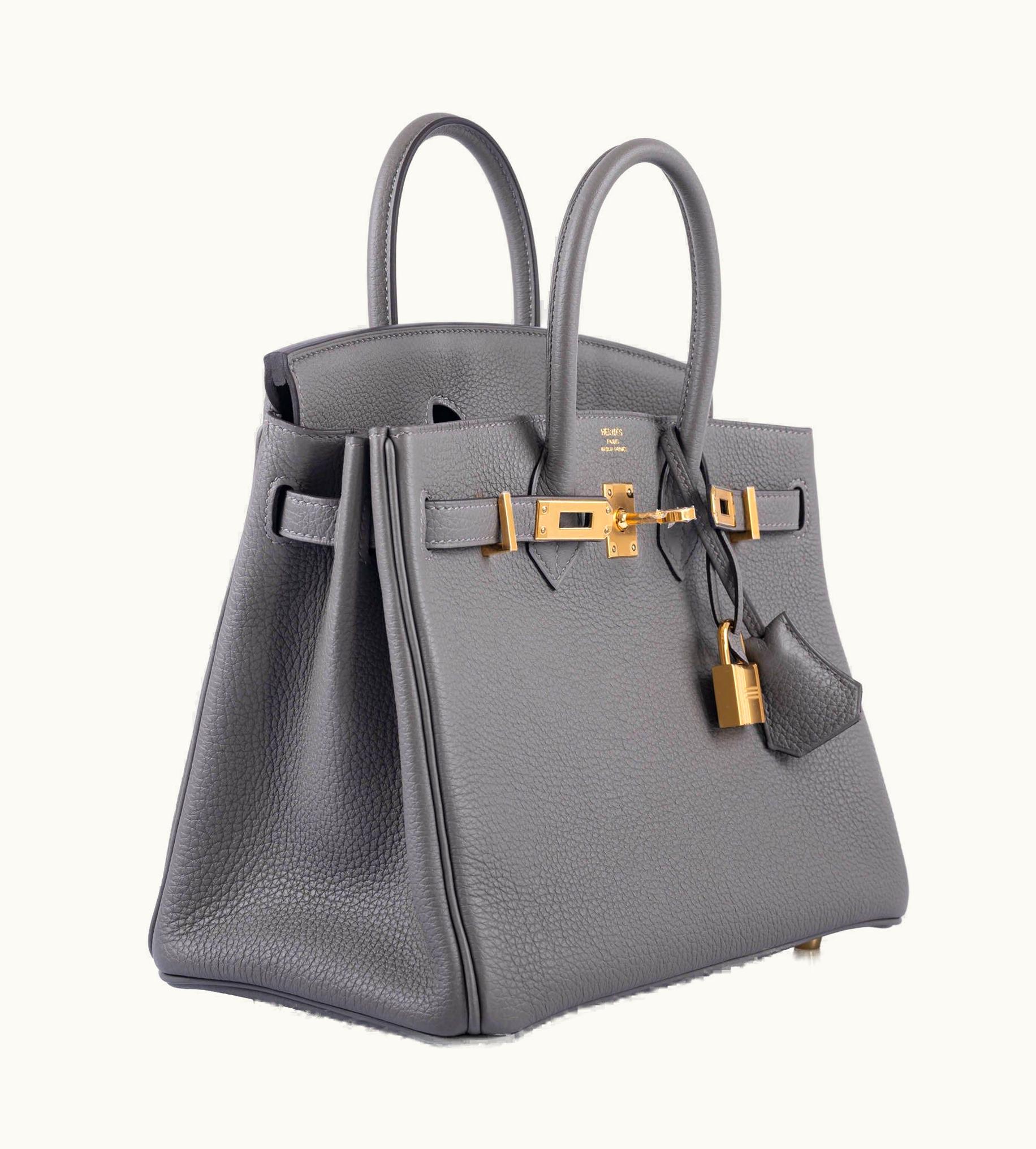 Hermès Hermès Birkin 25cm - Gris Meyer - Epsom - Sellier - Gold (GHW)