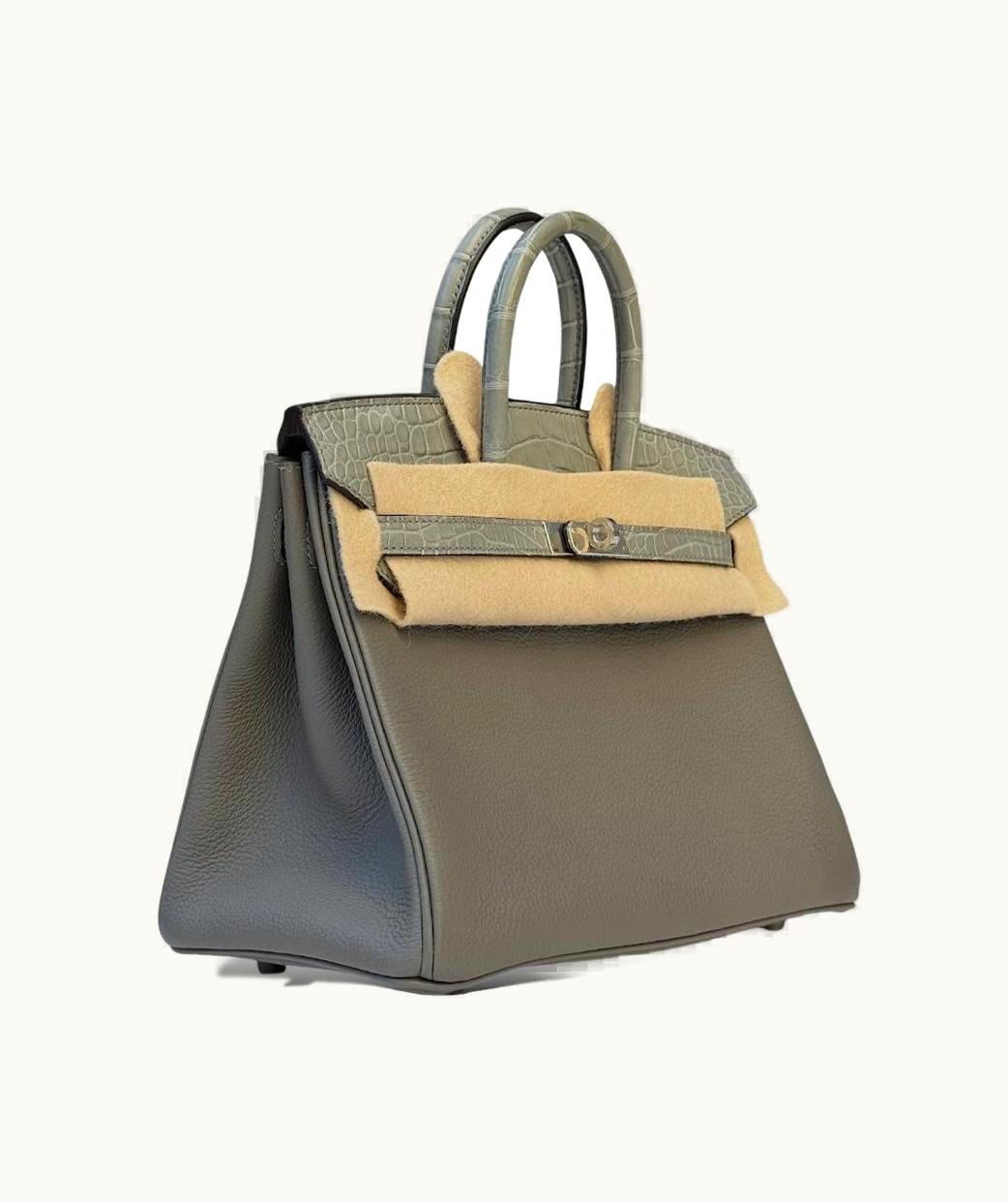 Hermès Hermès Birkin 25cm - Gris Meyer - Epsom - Sellier - Palladium (PHW)