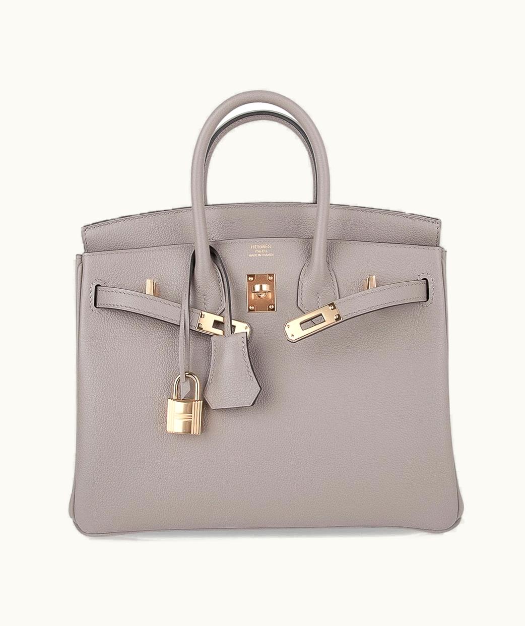 Hermès Hermès Birkin 25cm - Gris Asphalt - Epsom - Sellier - Gold (GHW)