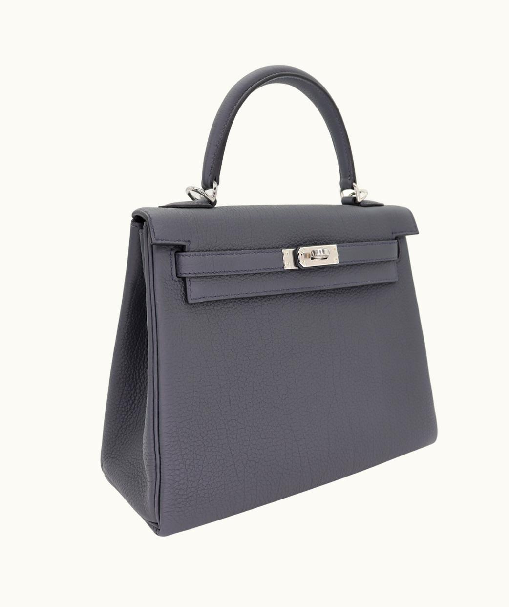Hermès Hermès Birkin 25cm - Gris Misty - Swift - Retourne - Palladium (PHW)
