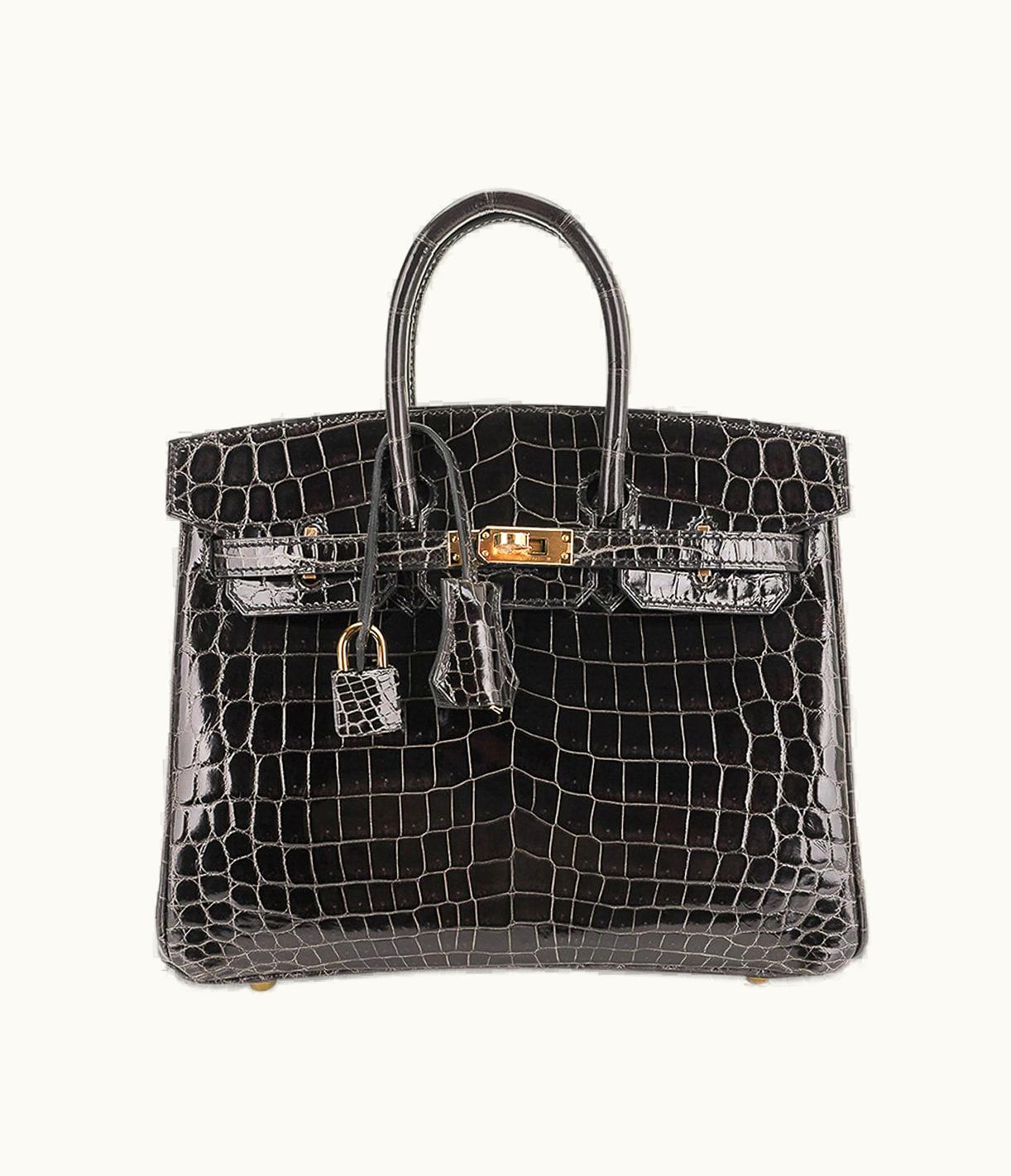 Hermès Hermès Birkin 25cm - Graphite - Togo - Retourne - Palladium (PHW)
