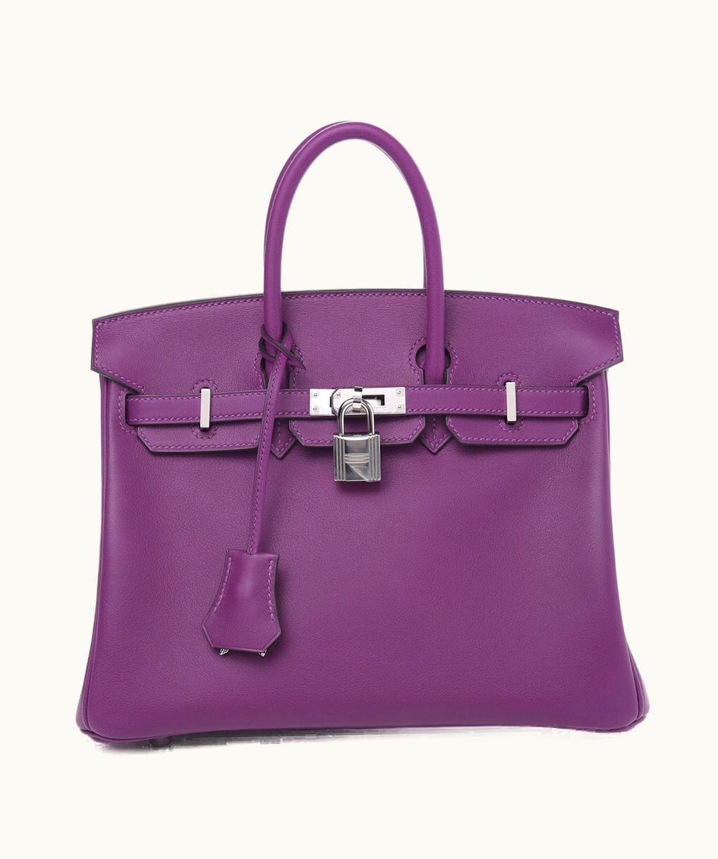Hermès Hermès Birkin 25cm - Anemone - Togo - Retourne - Palladium (PHW)